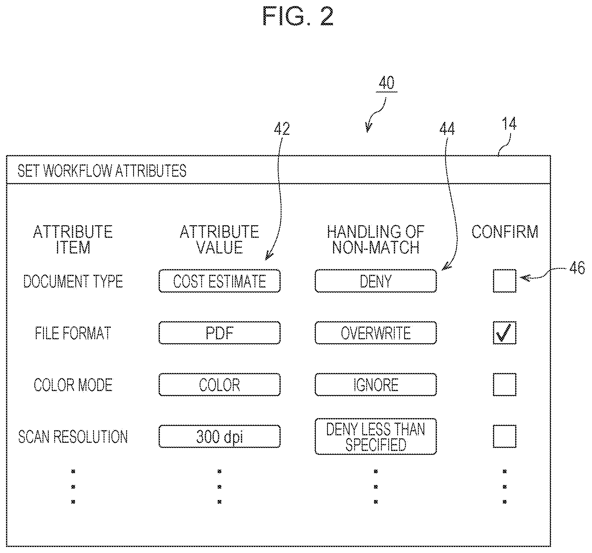 Patent US12422975 Figure 2 – Information processing device and non-transitory computer readable medium