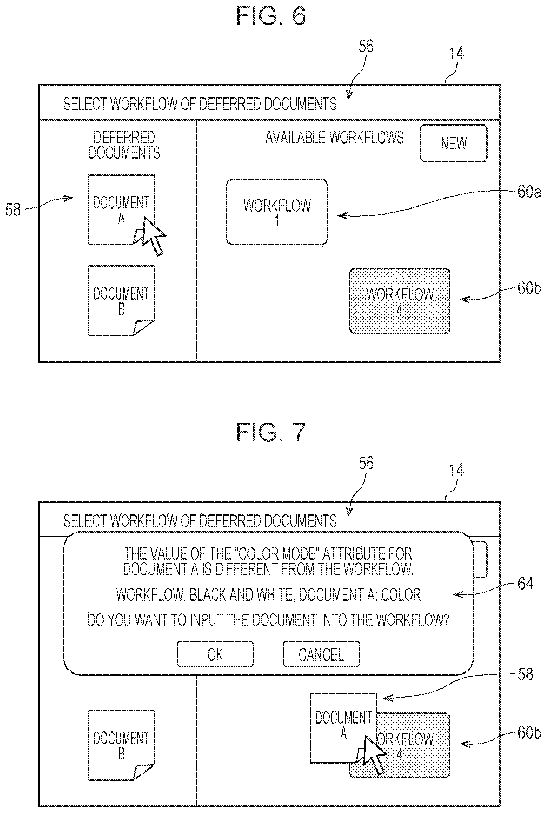 Patent US12422975 Figure 5 – Information processing device and non-transitory computer readable medium