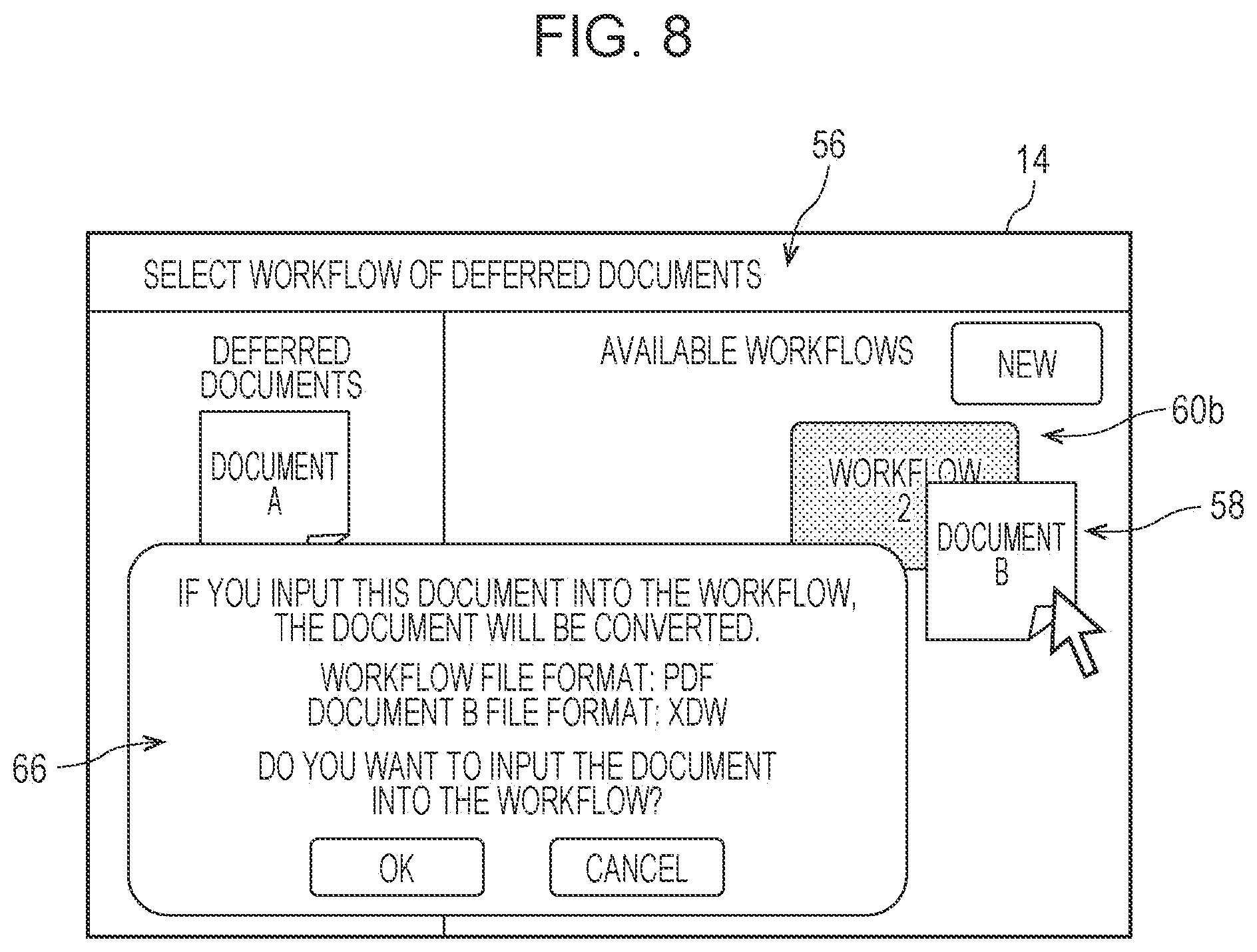 Patent US12422975 Figure 6 – Information processing device and non-transitory computer readable medium