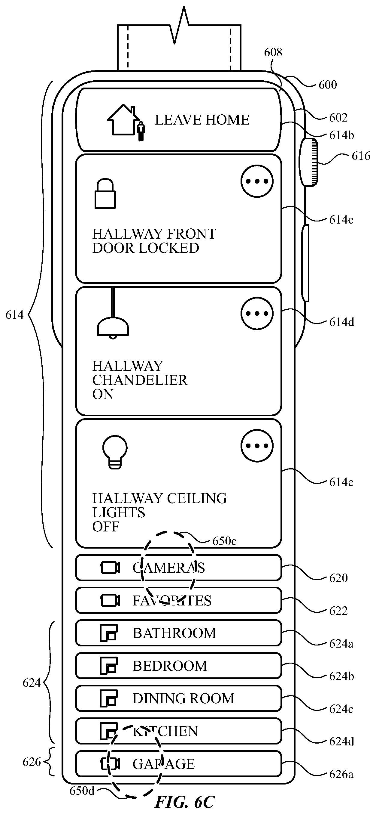 Patent US12422976 Figure 10 – User interfaces for managing accessories