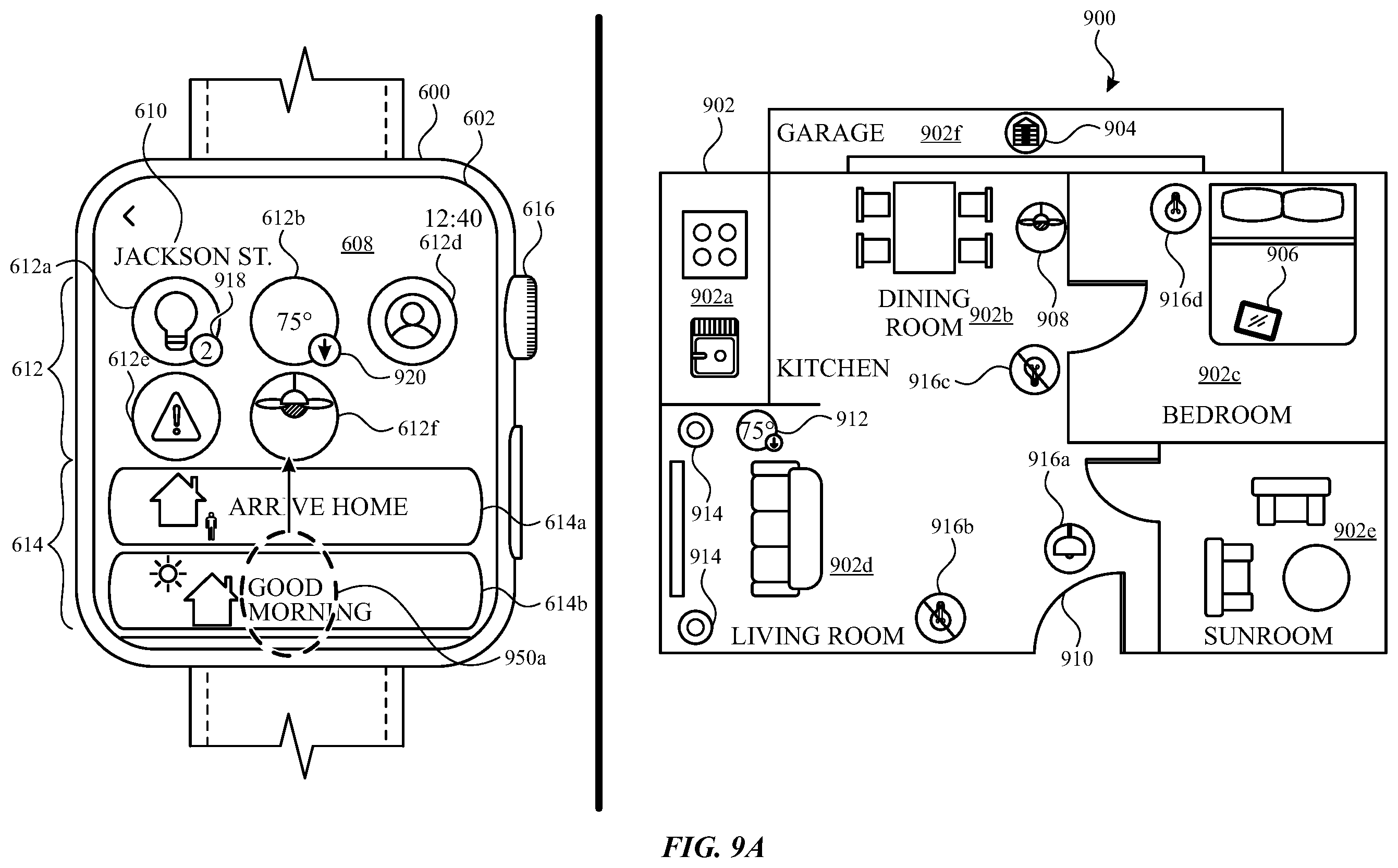 Patent US12422976 Figure 17 – User interfaces for managing accessories