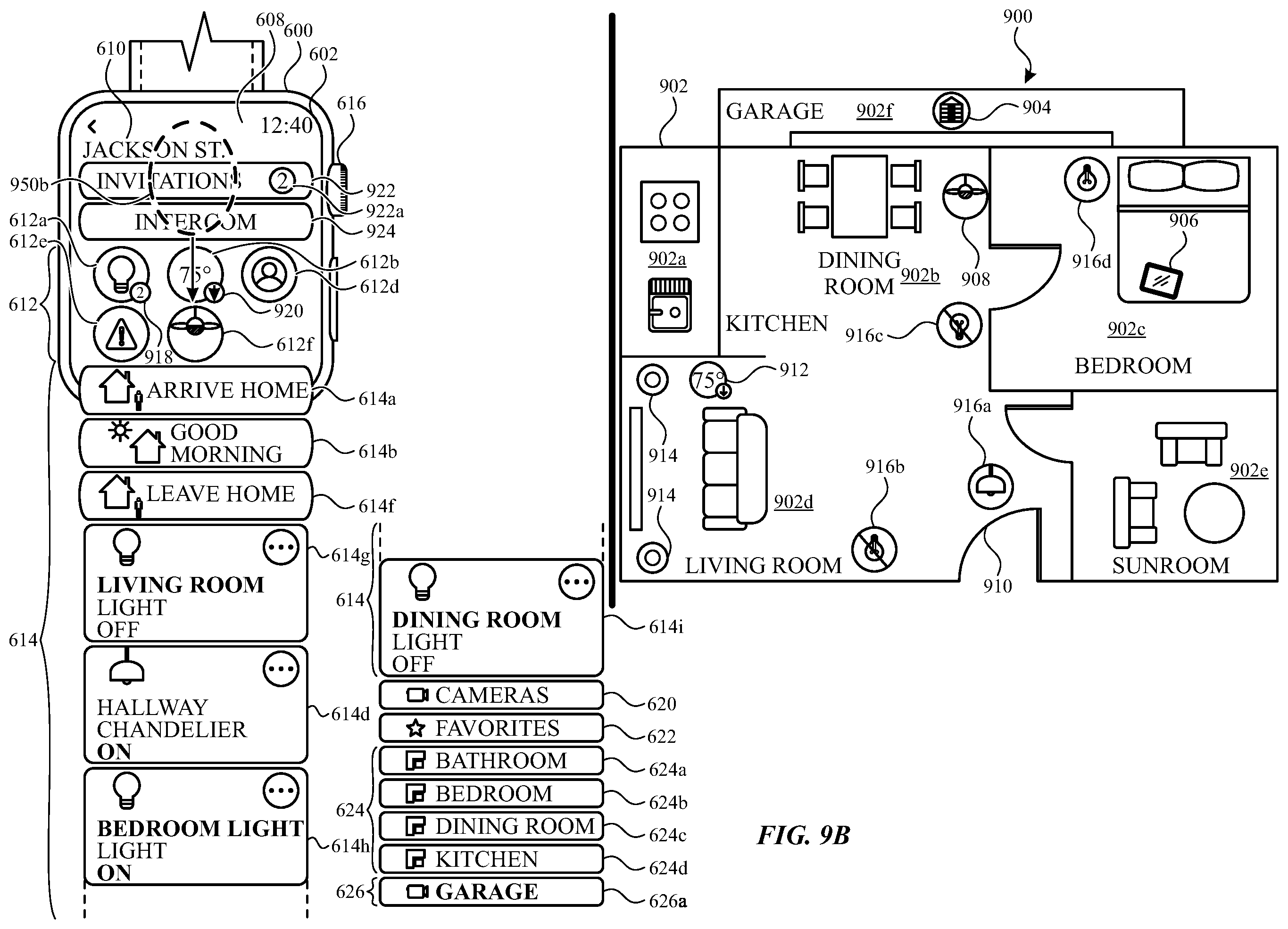 Patent US12422976 Figure 18 – User interfaces for managing accessories