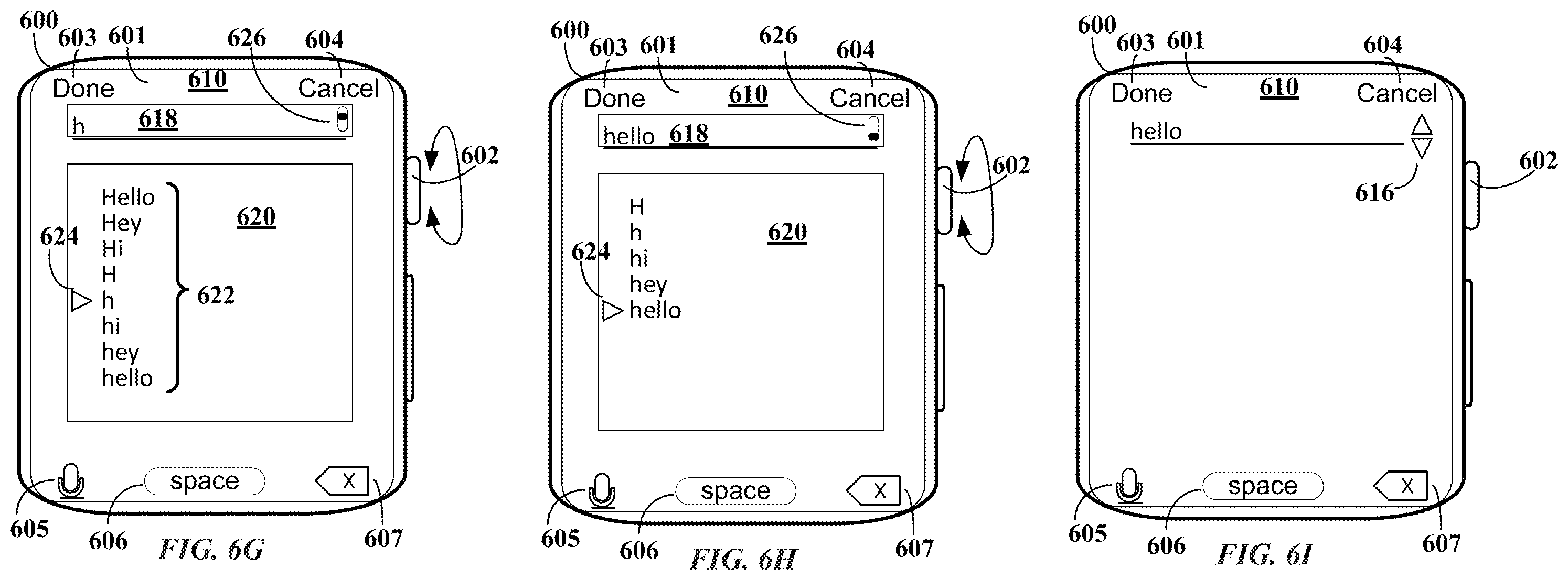 Patent US12422979 Figure 11 – Handwriting keyboard for screens