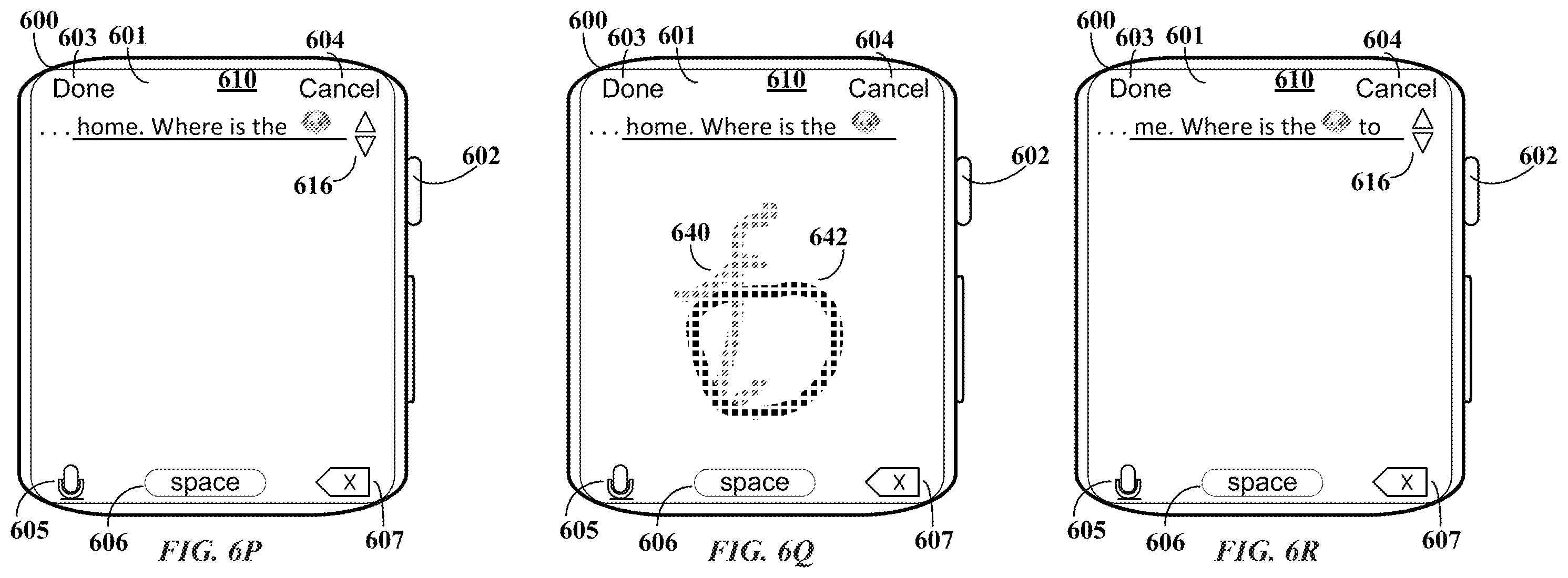 Patent US12422979 Figure 14 – Handwriting keyboard for screens