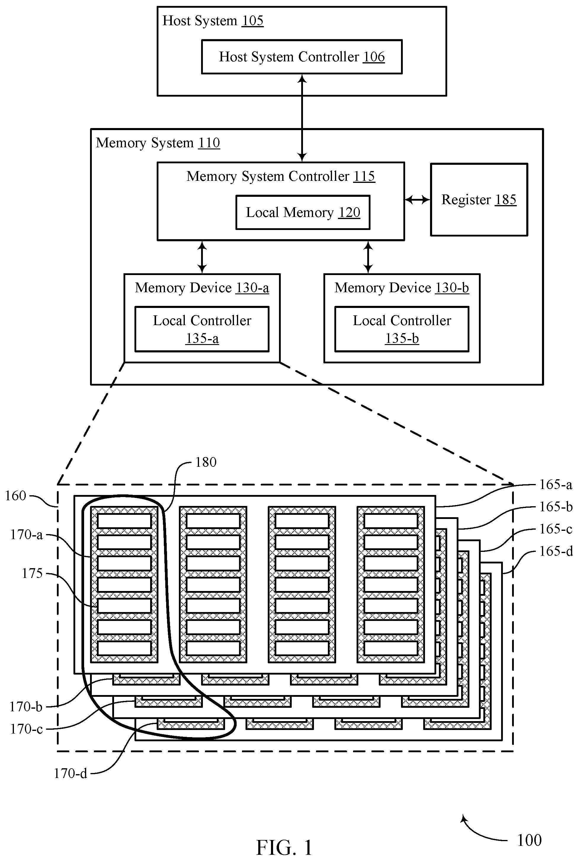 Patent US12422985 Figure 1 – Write quality in memory systems