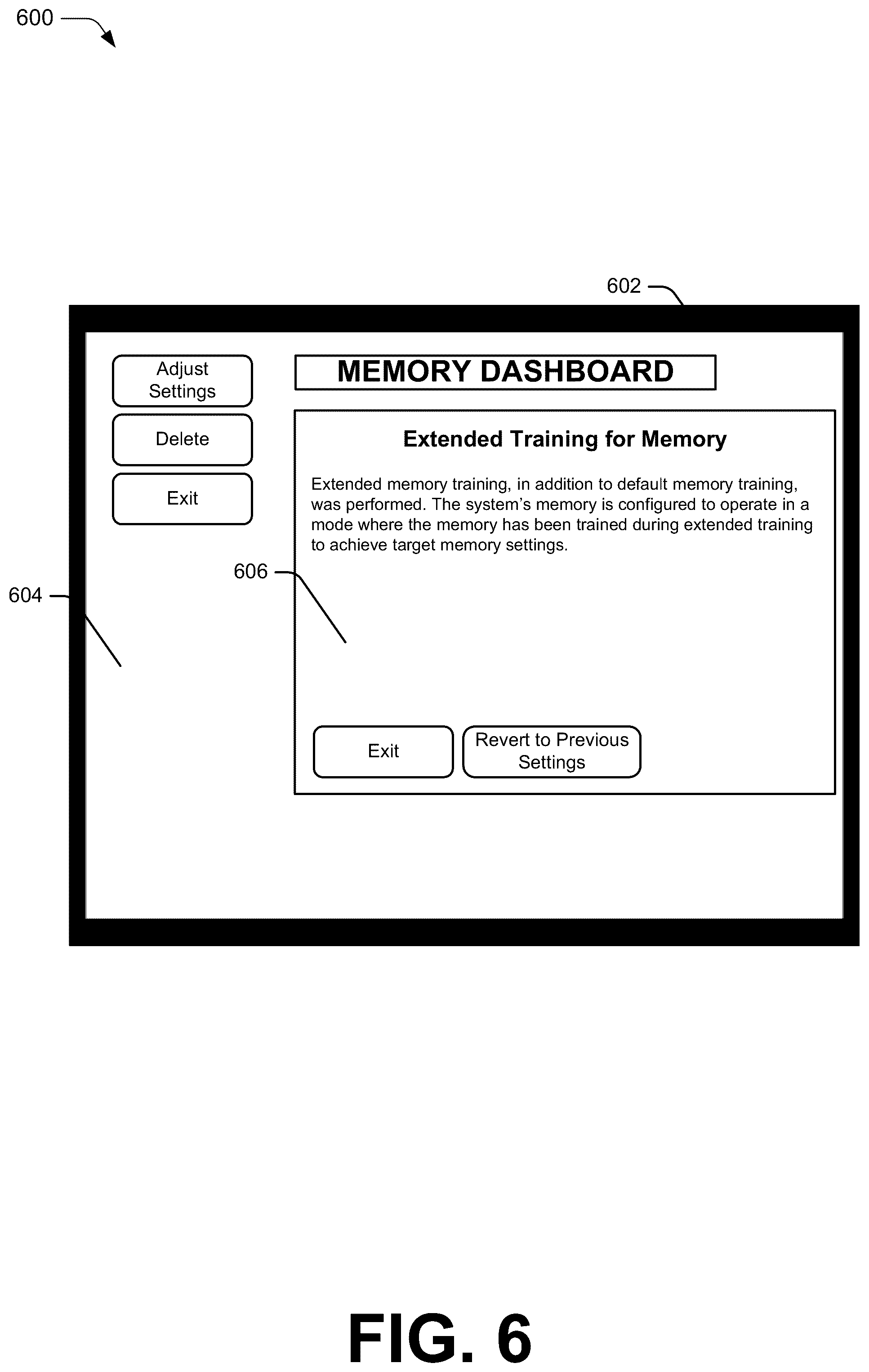 Patent US12422990 Figure 6 – Extended training for memory