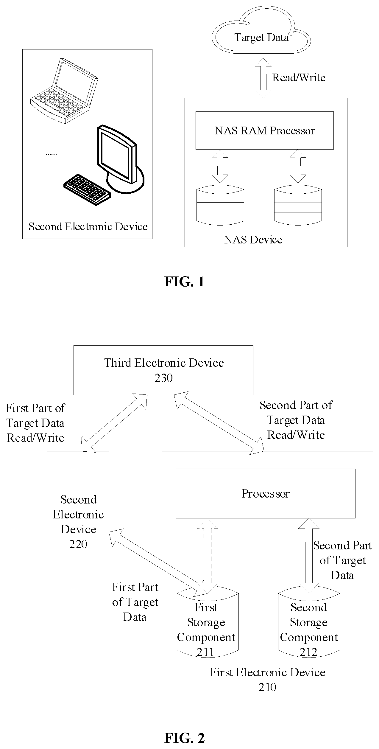 Patent US12422993 Figure 1 – Data reading and writing method, system and control method