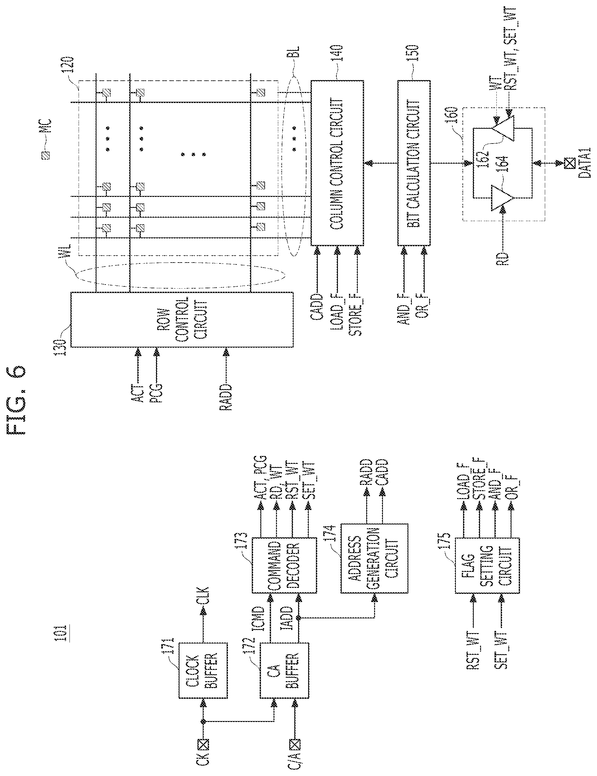 Patent US12422998 Figure 7 – Memory device and memory system for performing partial write operation, and operating method thereof