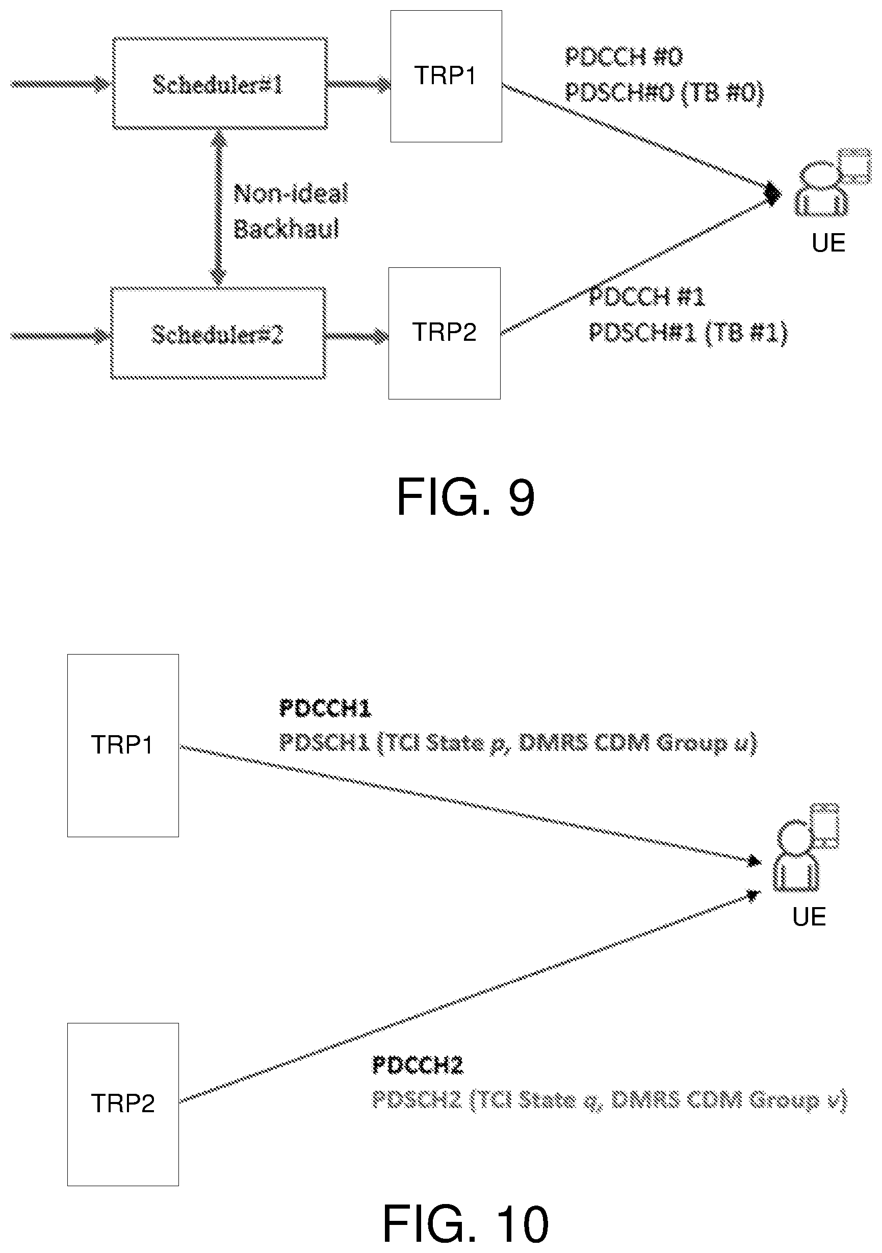 Patent US12426043 Figure 8 – Rate matching for non-coherent joint-transmission with dynamic spectrum sharing