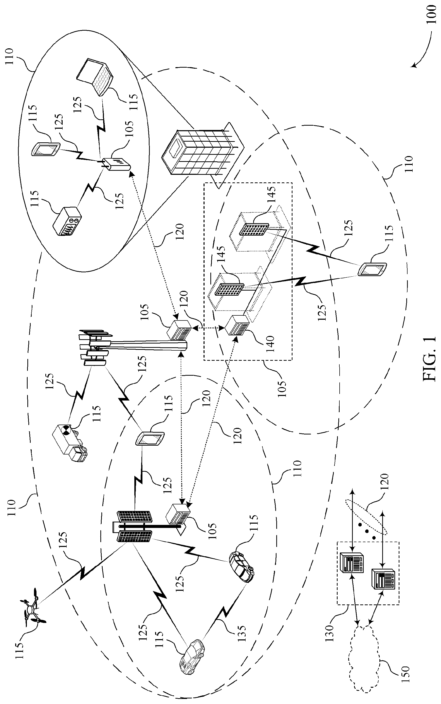 Patent US12426071 Figure 1 – Distance-based channel occupancy time (COT) sharing