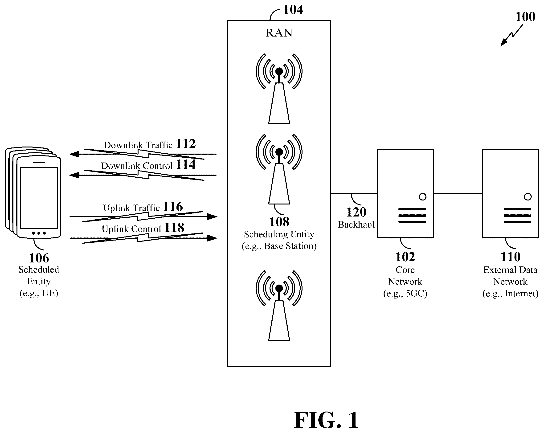 Patent US12426094 Figure 1 – Communication configuration based on random access bandwidth