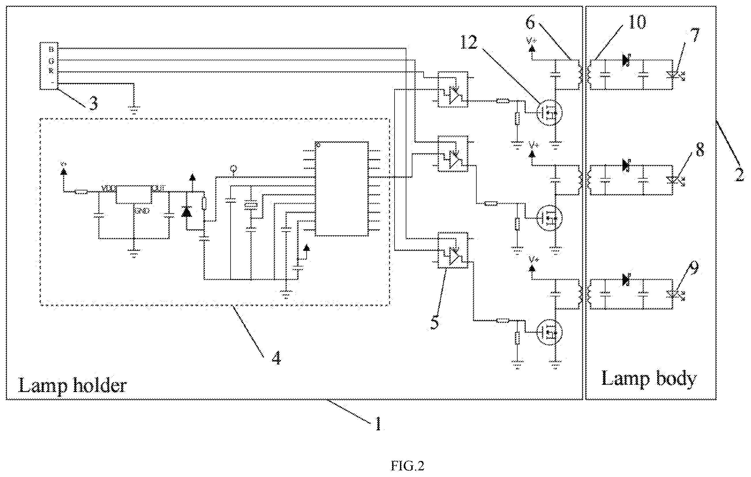 Patent US12426140 Figure 2 – PWM signal and power transmission method for wireless bathtub lamp