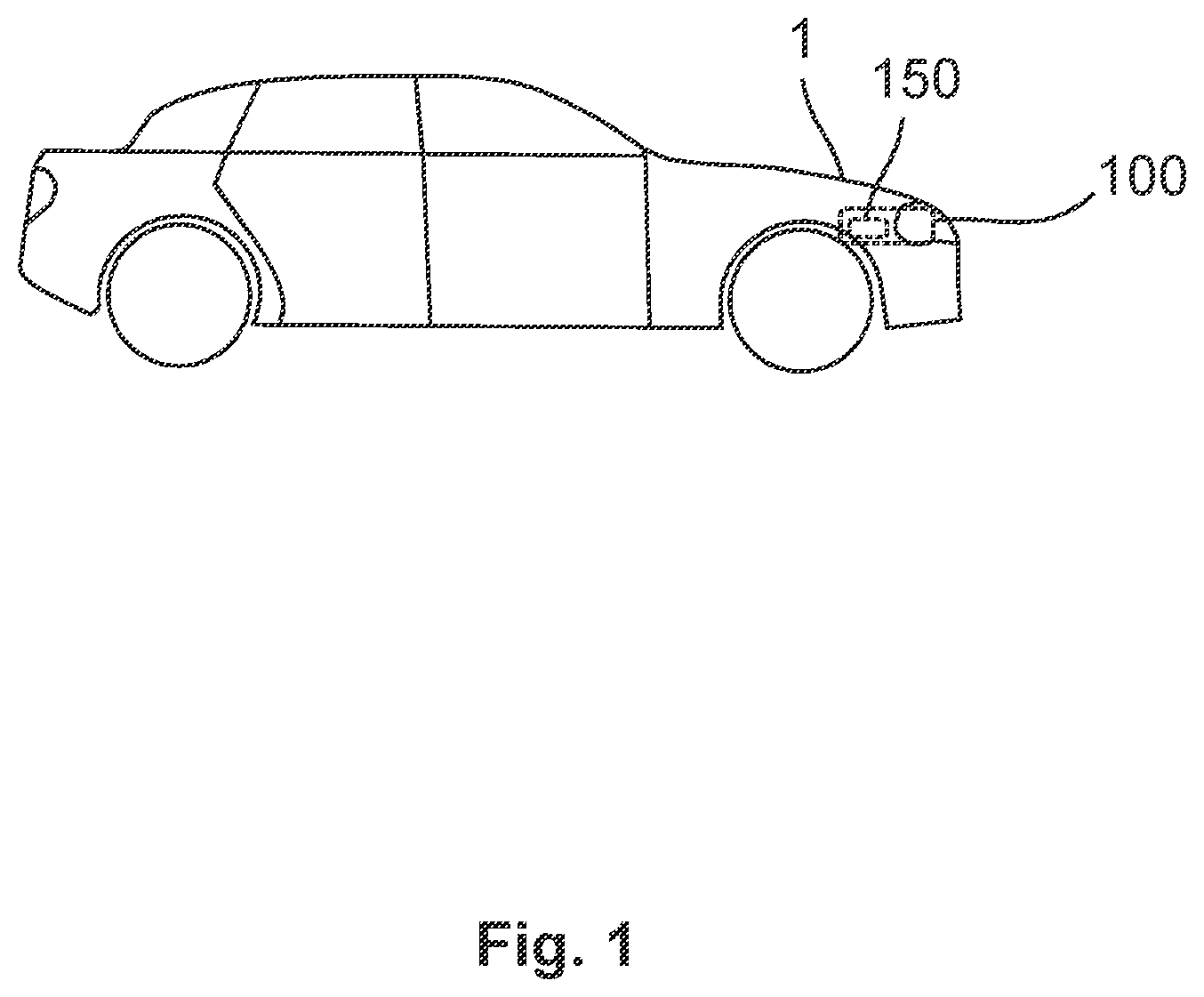 Patent US12426141 Figure 1 – Arrangement for providing at least two different light functions for a vehicle