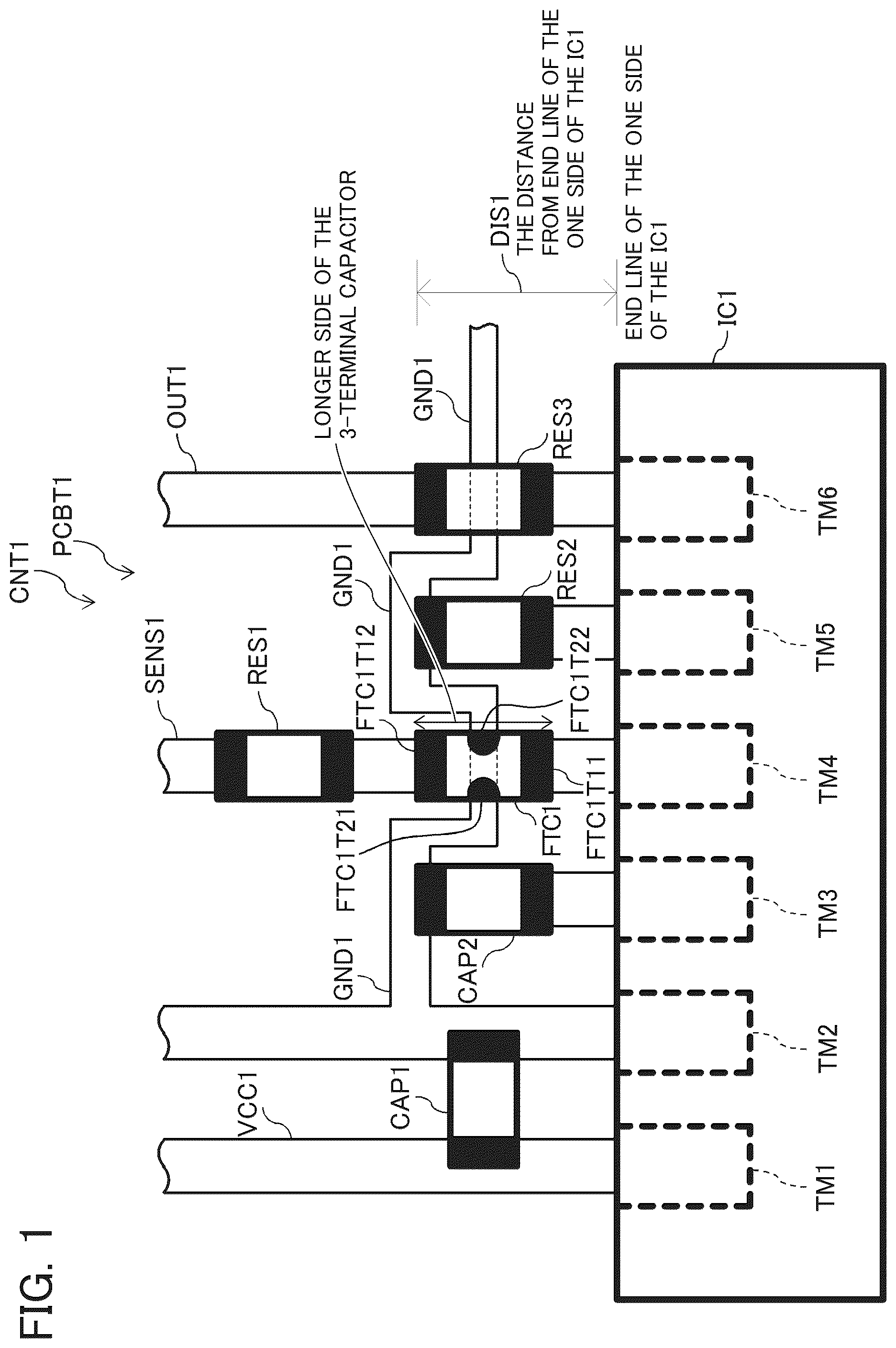 Patent US12426152 Figure 1 – Control circuit using IC, 3-terminal capacitor, and components in a power supply device