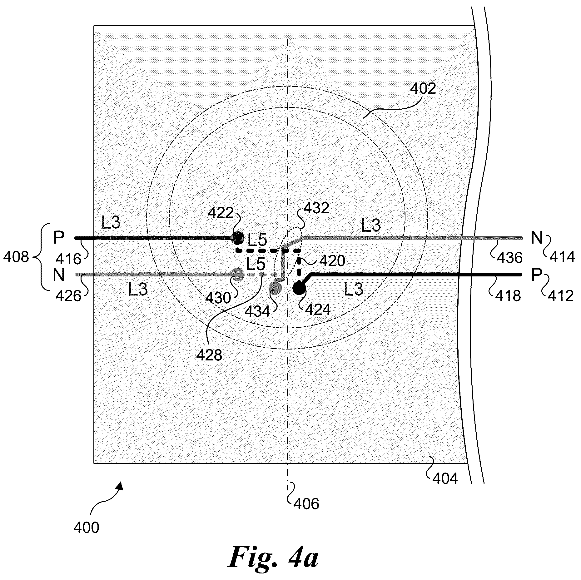 Patent US12426153 Figure 4 – Twisted differential compensation for routing high-speed signals near power delivery inductors and system miniaturization