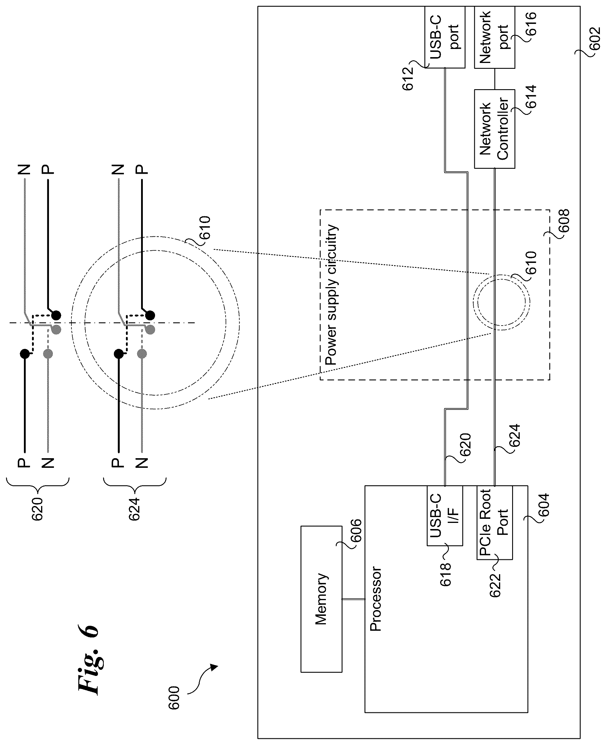 Patent US12426153 Figure 7 – Twisted differential compensation for routing high-speed signals near power delivery inductors and system miniaturization