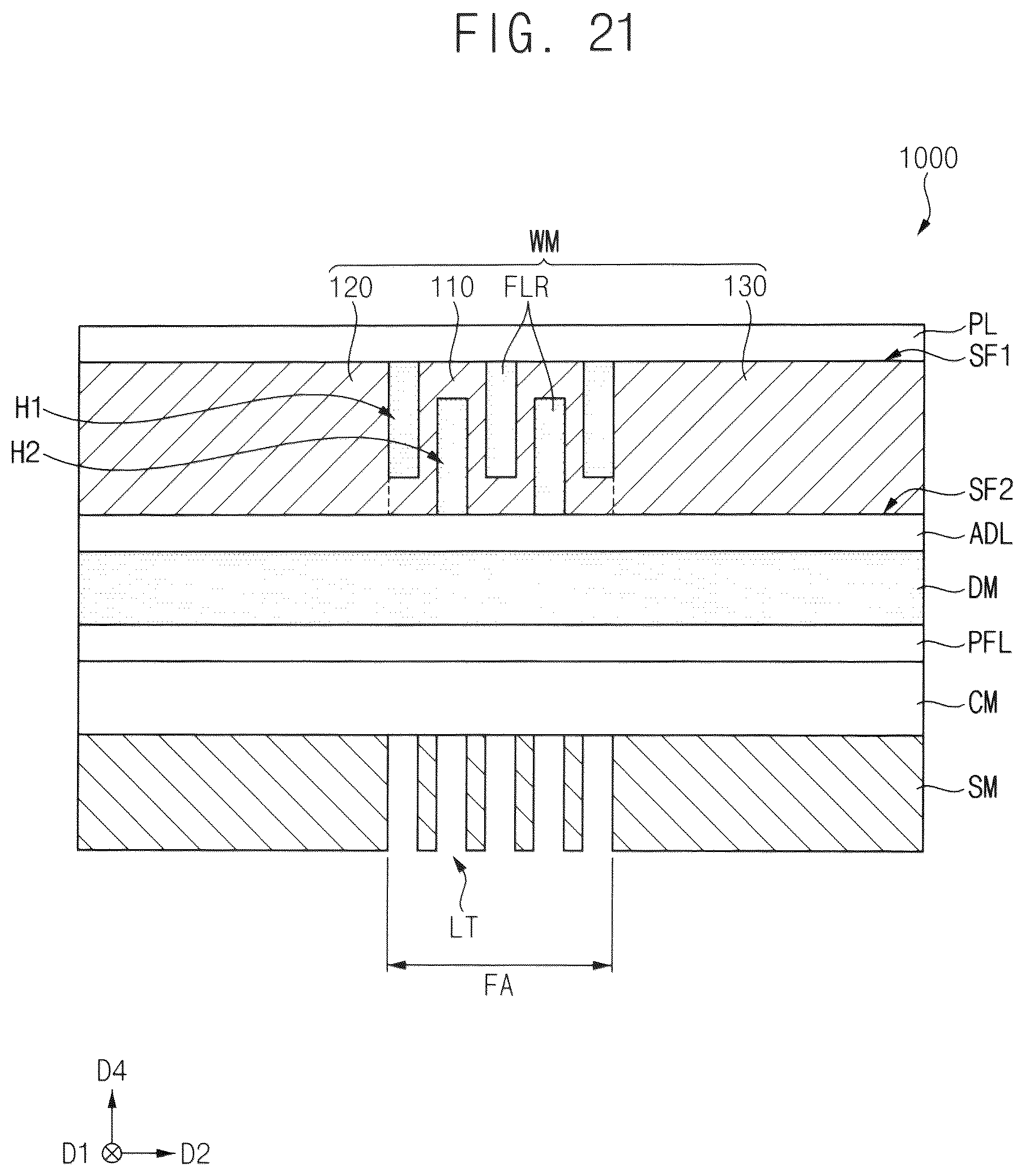 Patent US12426156 Figure 19 – Member for window module and method of manufacturing window module using the same