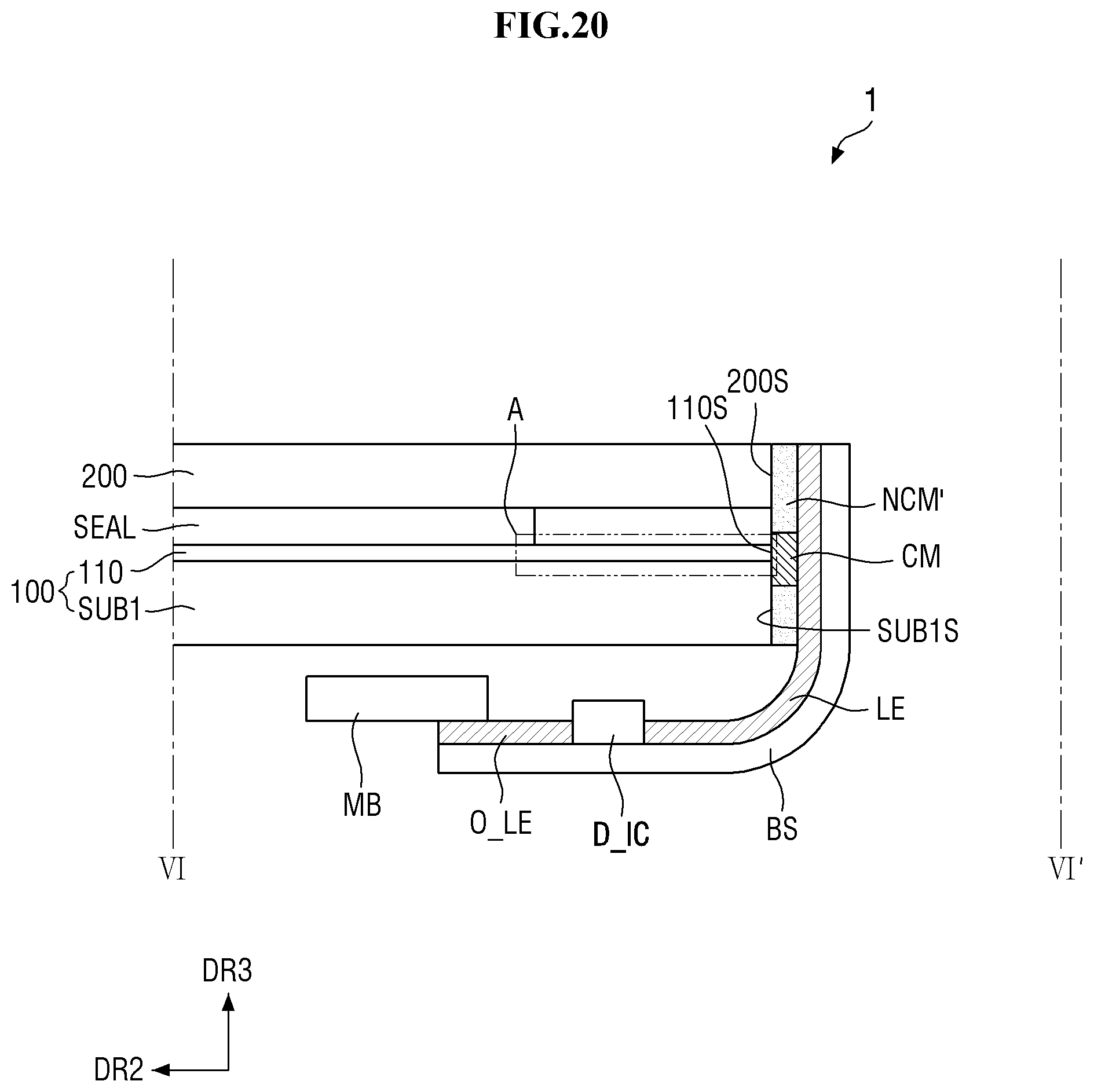 Patent US12426161 Figure 20 – Printed circuit film, display device, and method of fabricating printed circuit film
