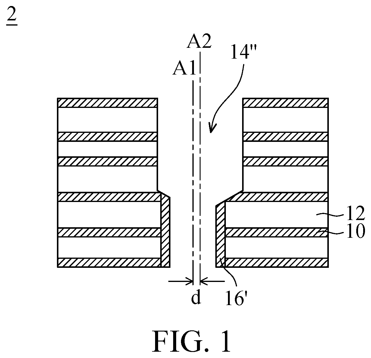 Patent US12426168 Figure 1 – Circuit board structure and method for forming the same