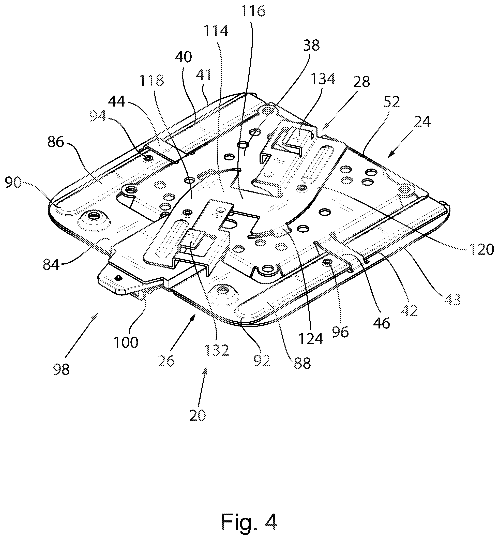 Patent US12426174 Figure 4 – Mounting bracket for electronic device