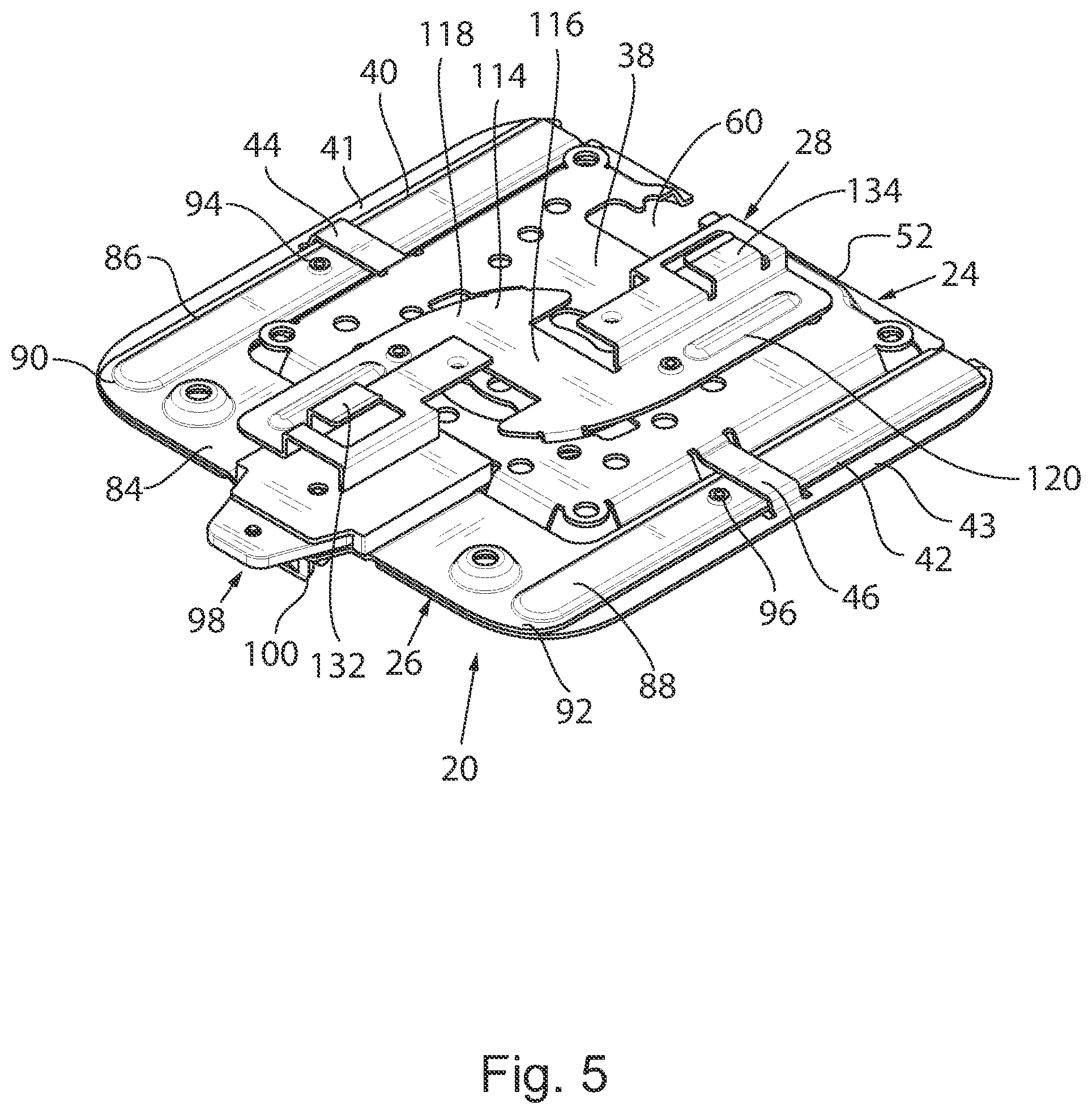 Patent US12426174 Figure 5 – Mounting bracket for electronic device