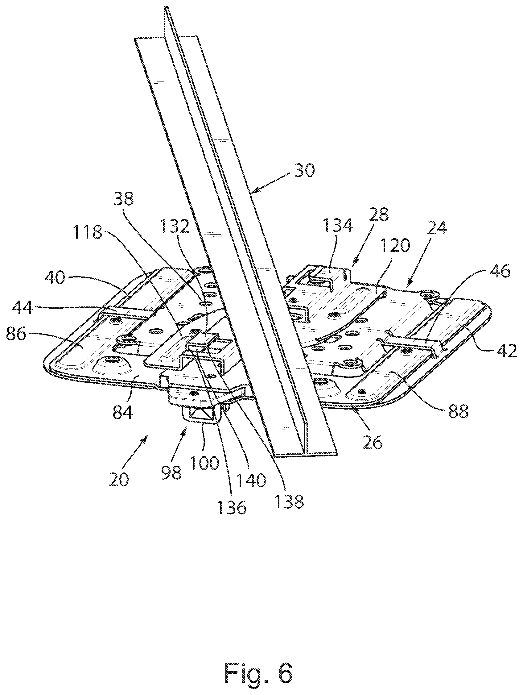 Patent US12426174 Figure 6 – Mounting bracket for electronic device