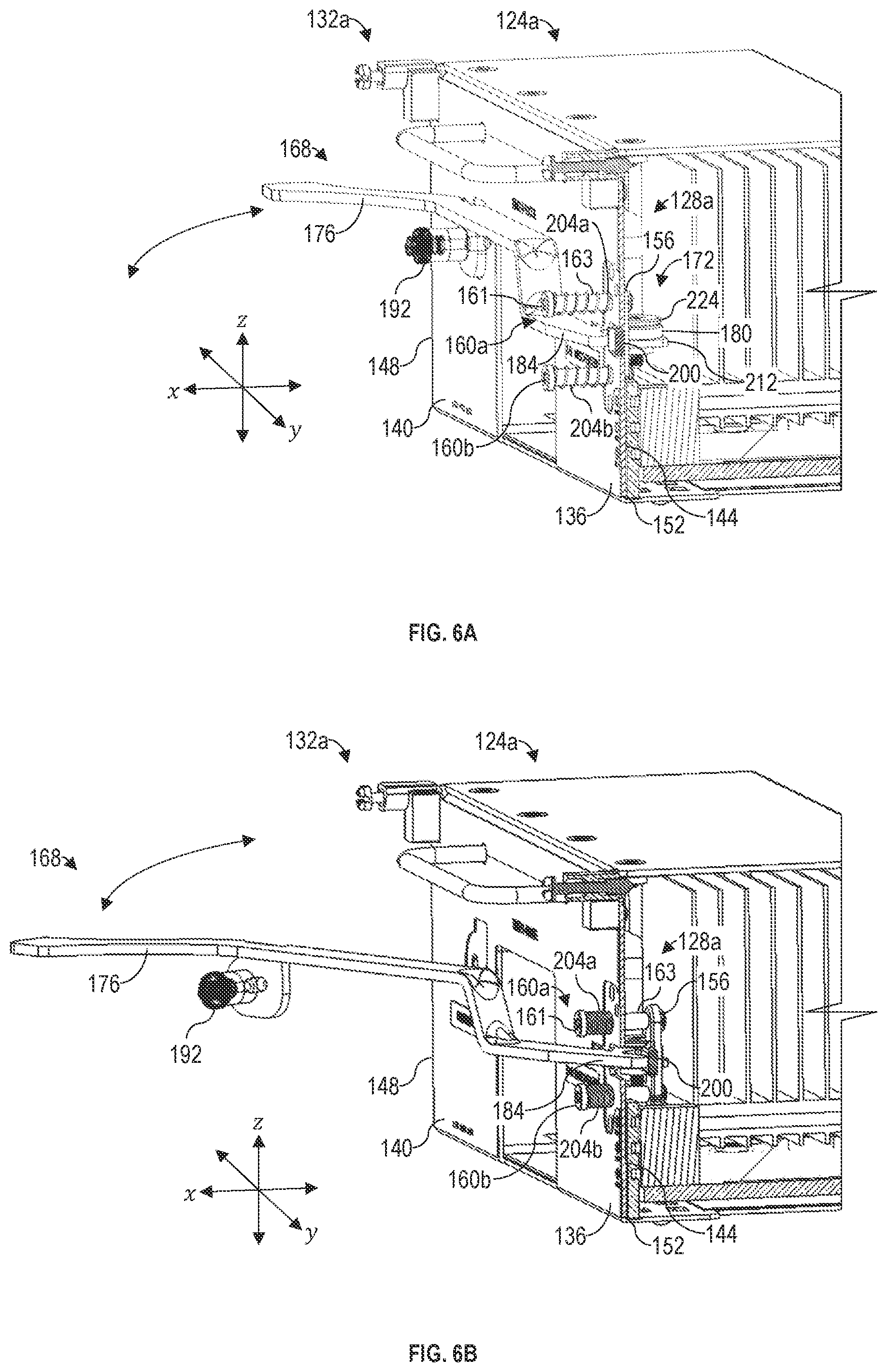 Patent US12426191 Figure 4 – Self-retractable ejector assembly for augmented field replaceable unit (FRU) extraction