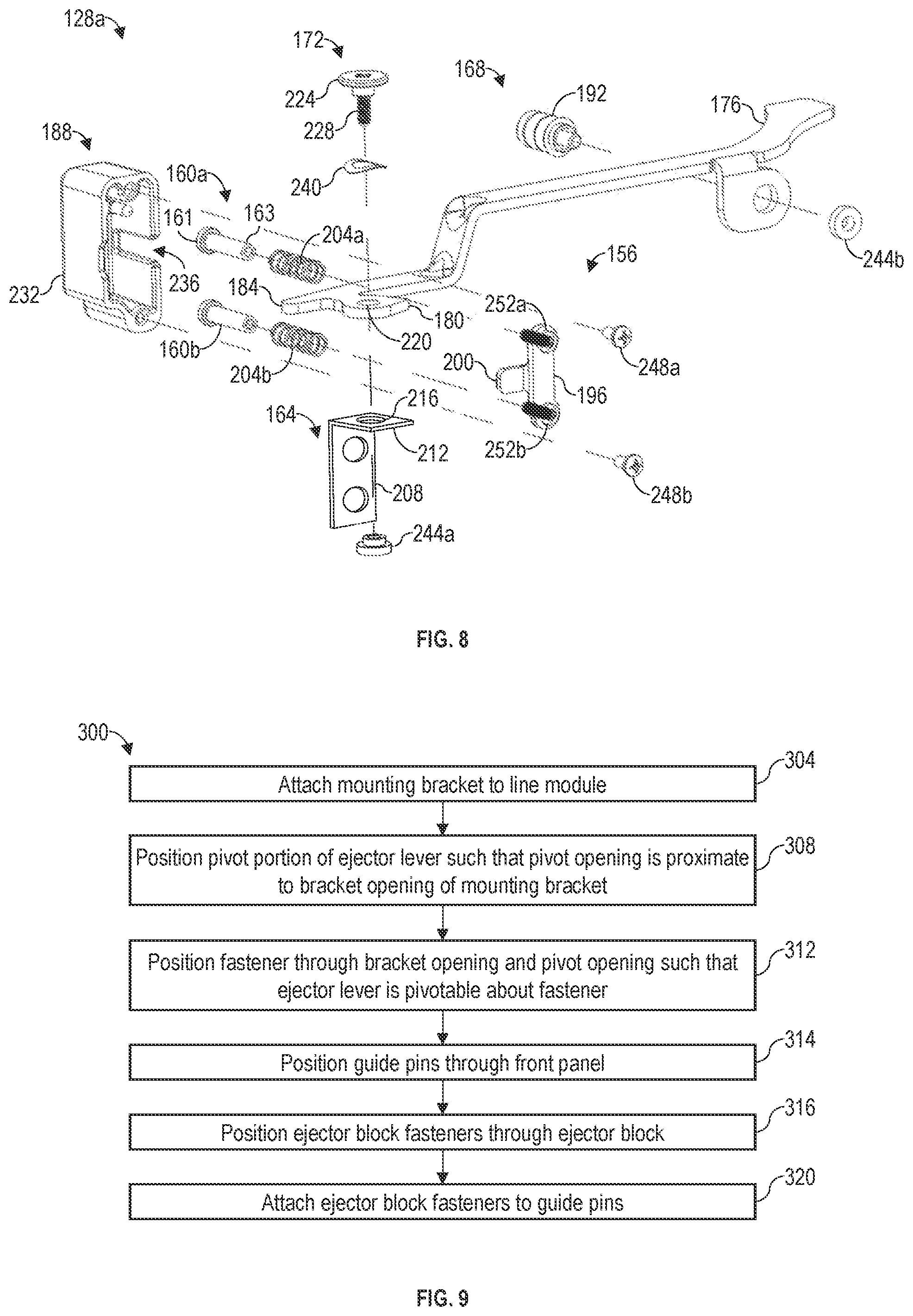 Patent US12426191 Figure 6 – Self-retractable ejector assembly for augmented field replaceable unit (FRU) extraction