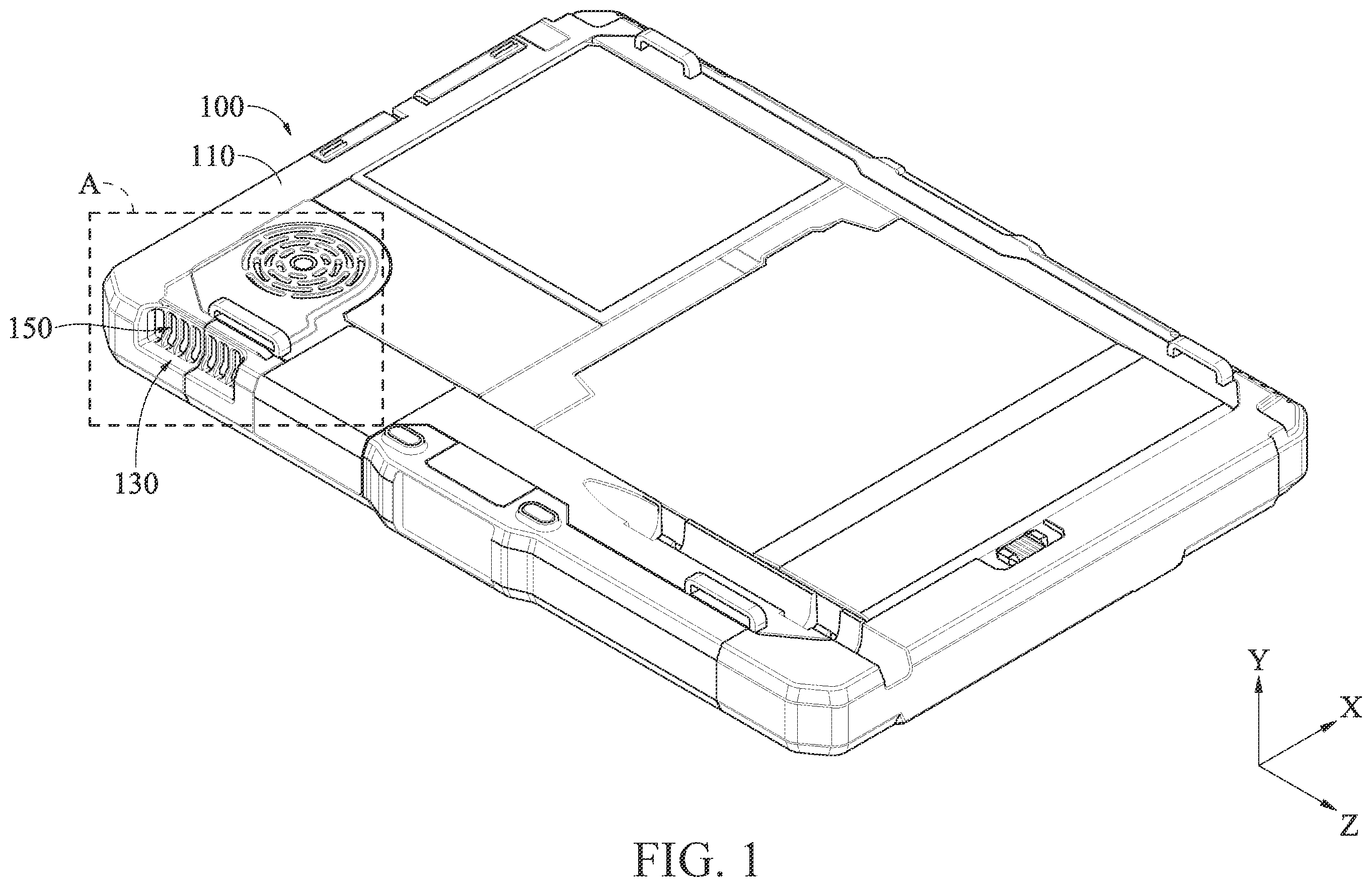 Patent US12426199 Figure 1 – Electronic device