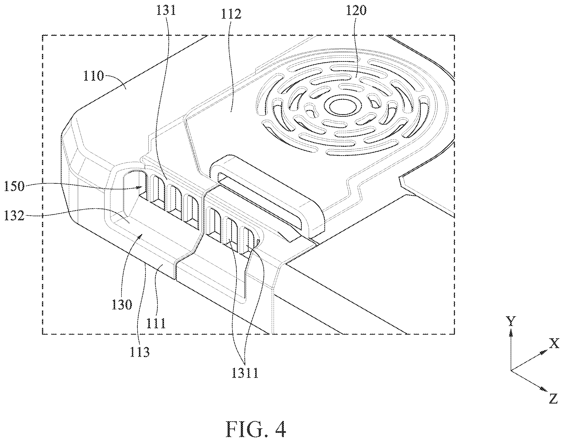 Patent US12426199 Figure 4 – Electronic device