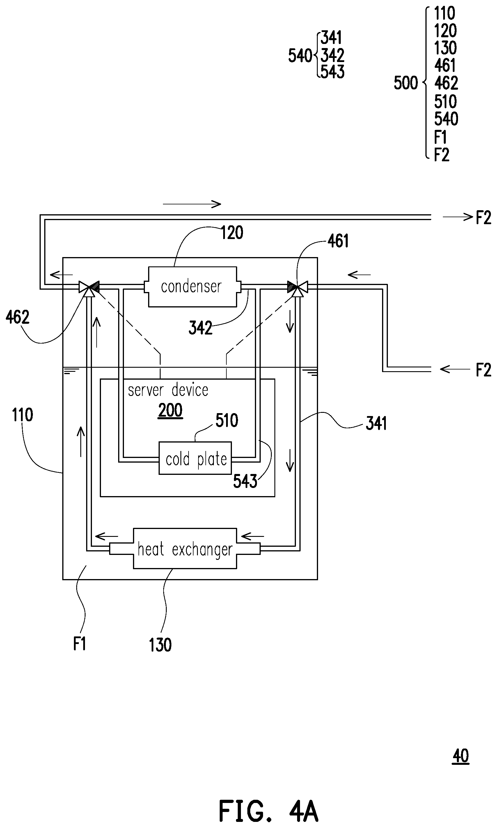 Patent US12426207 Figure 5 – Immersion fluid module and server system