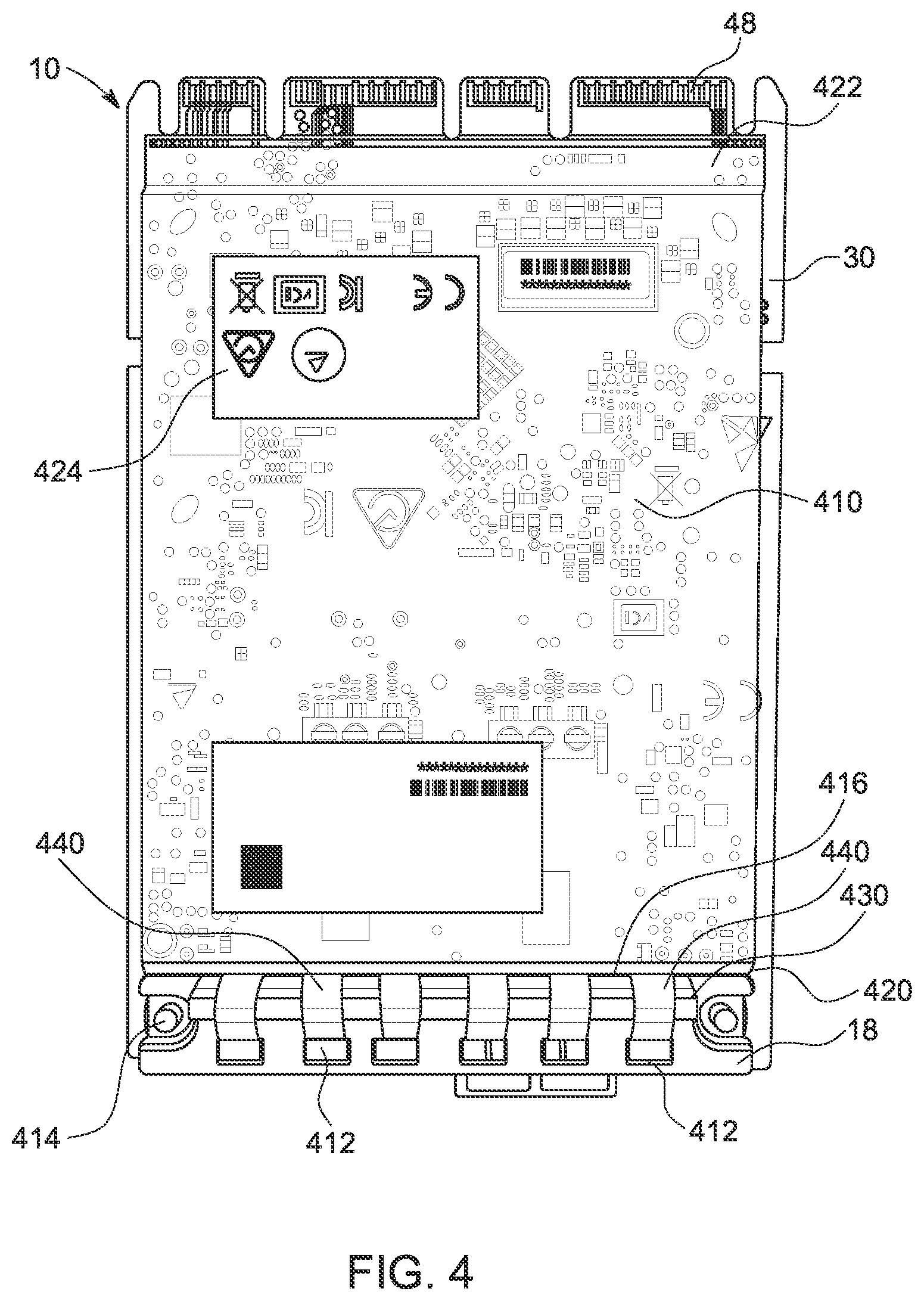 Patent US12426221 Figure 5 – EMI gasket for card device form factors