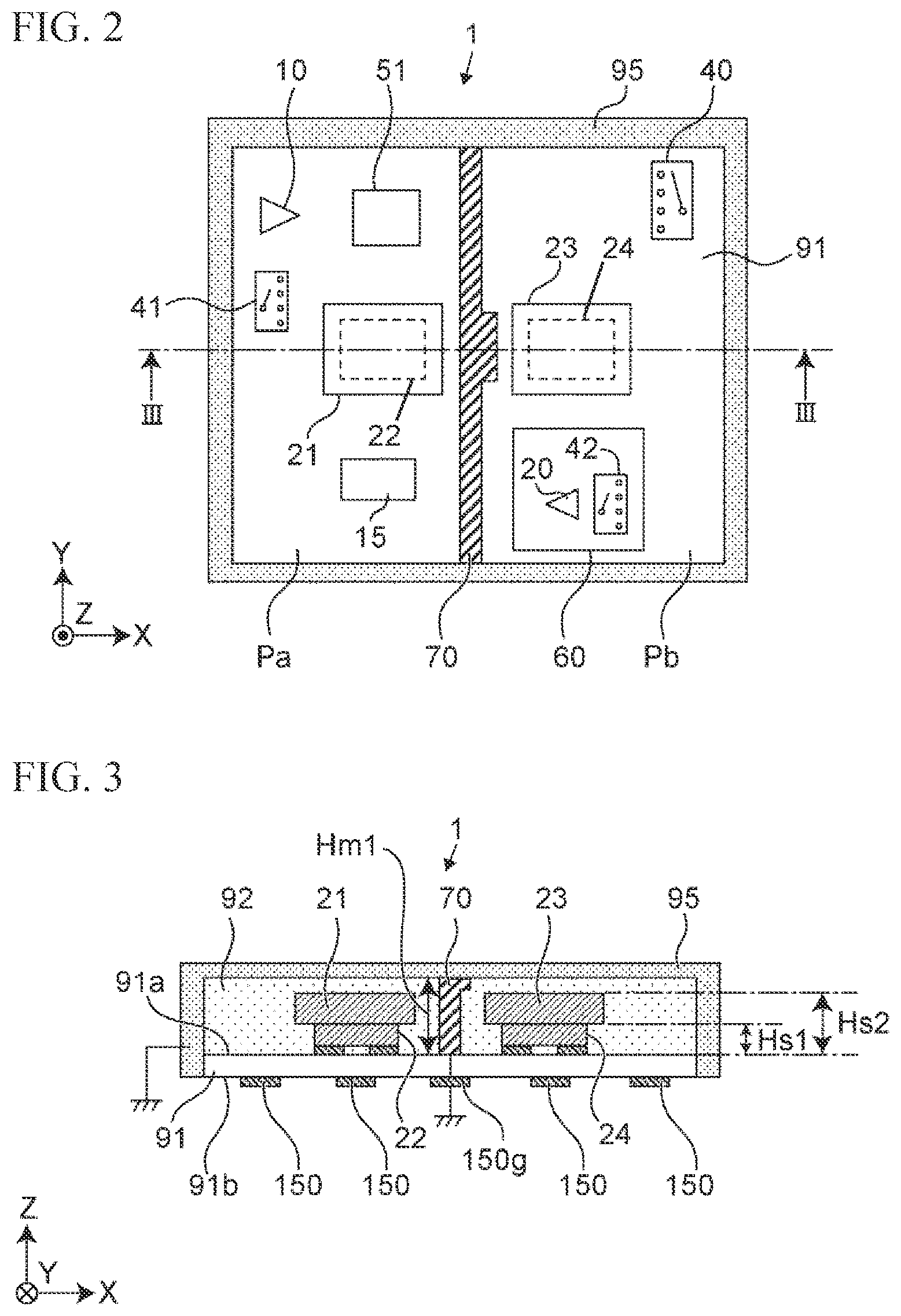 Patent US12426223 Figure 2 – Radio frequency module and communication device