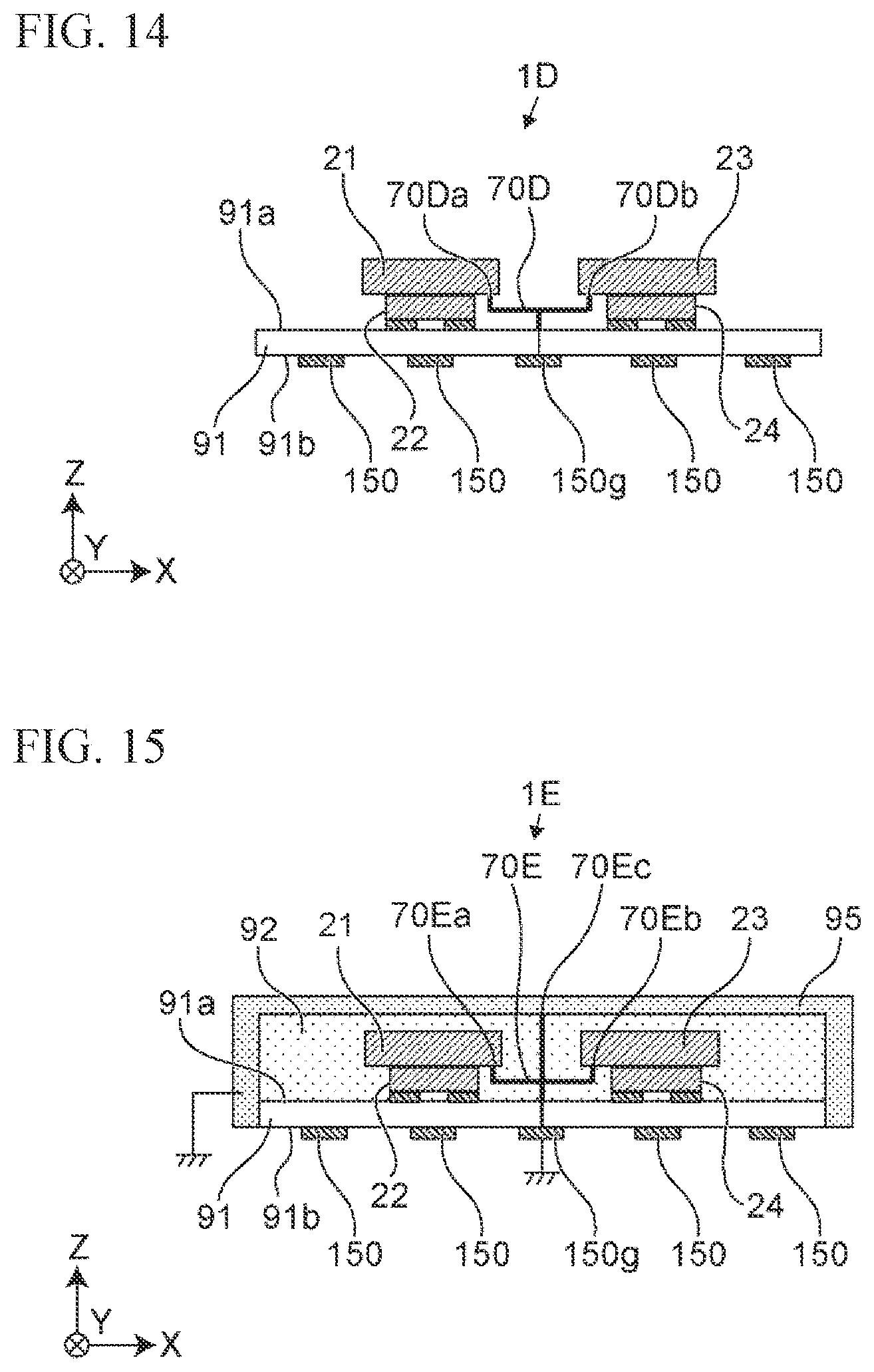 Patent US12426223 Figure 8 – Radio frequency module and communication device