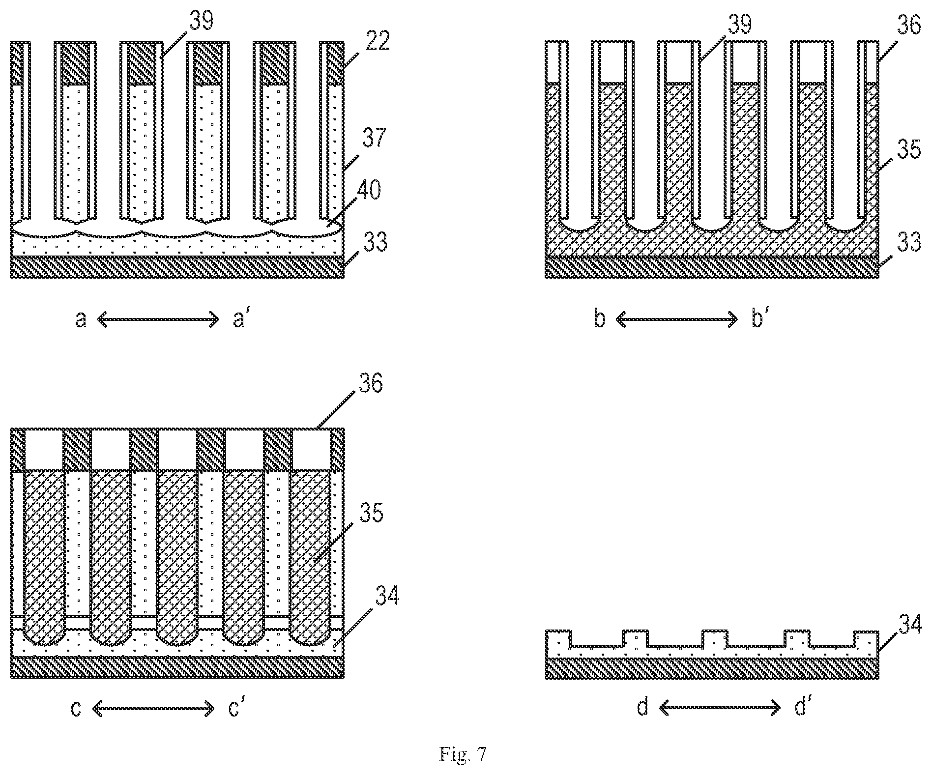 Patent US12426234 Figure 5 – Semiconductor structure for DRAM having a pillar lower electrode and formation method thereof
