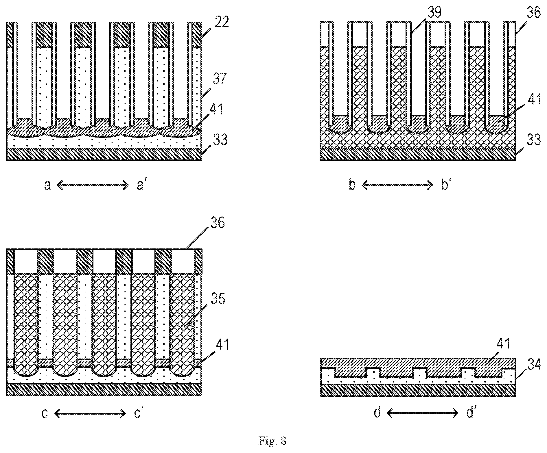 Patent US12426234 Figure 6 – Semiconductor structure for DRAM having a pillar lower electrode and formation method thereof
