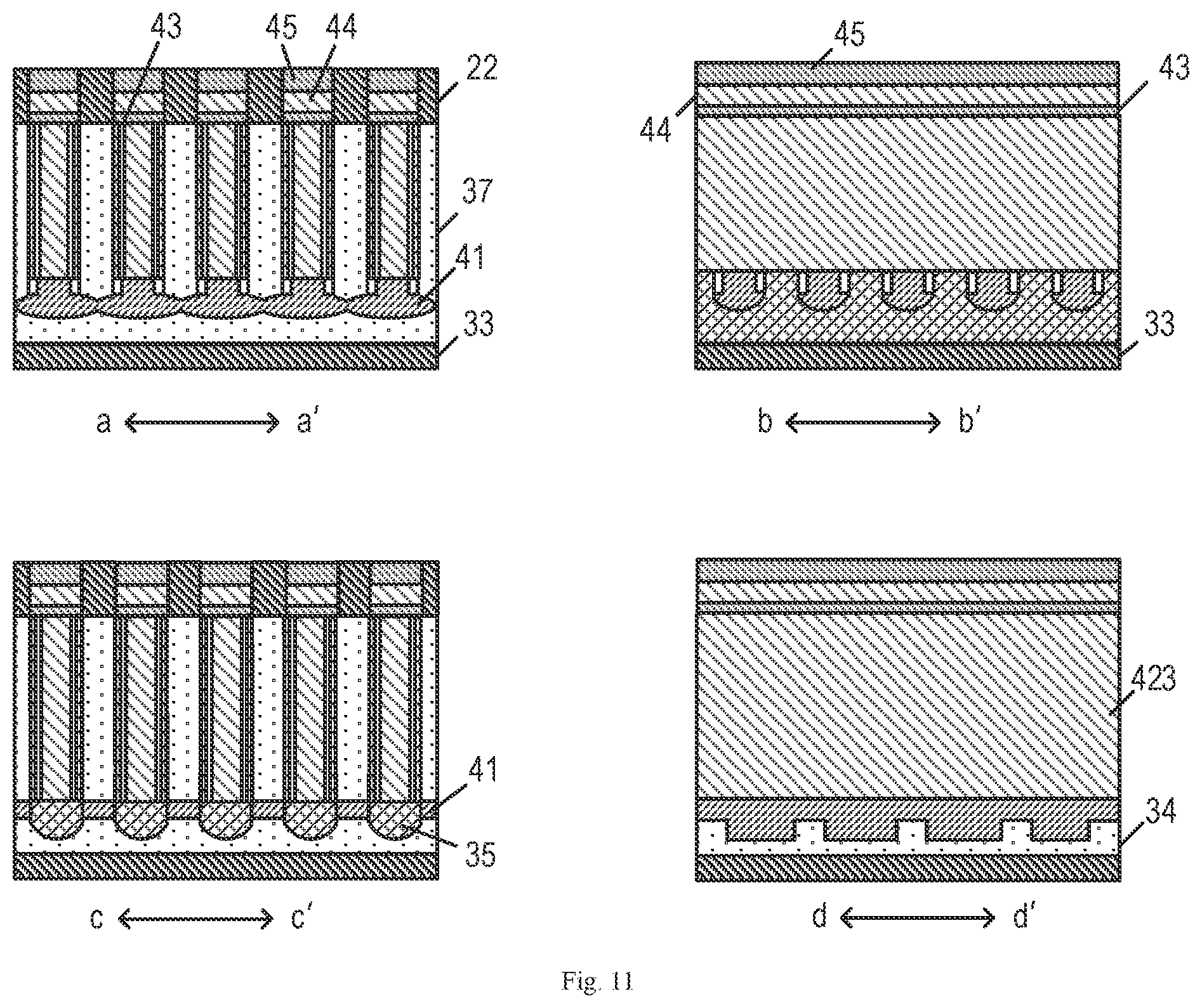 Patent US12426234 Figure 9 – Semiconductor structure for DRAM having a pillar lower electrode and formation method thereof