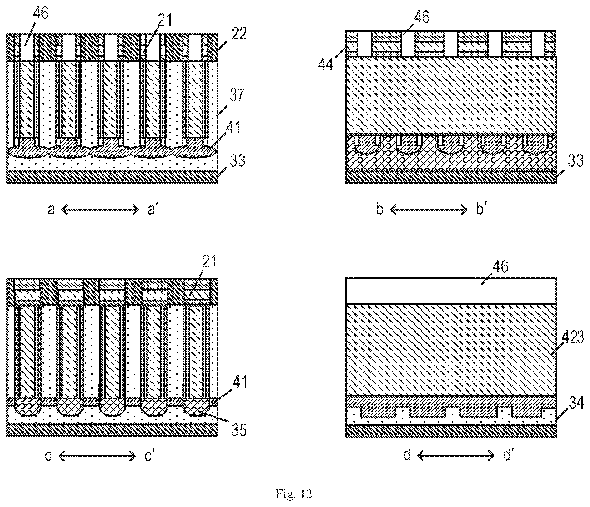 Patent US12426234 Figure 10 – Semiconductor structure for DRAM having a pillar lower electrode and formation method thereof