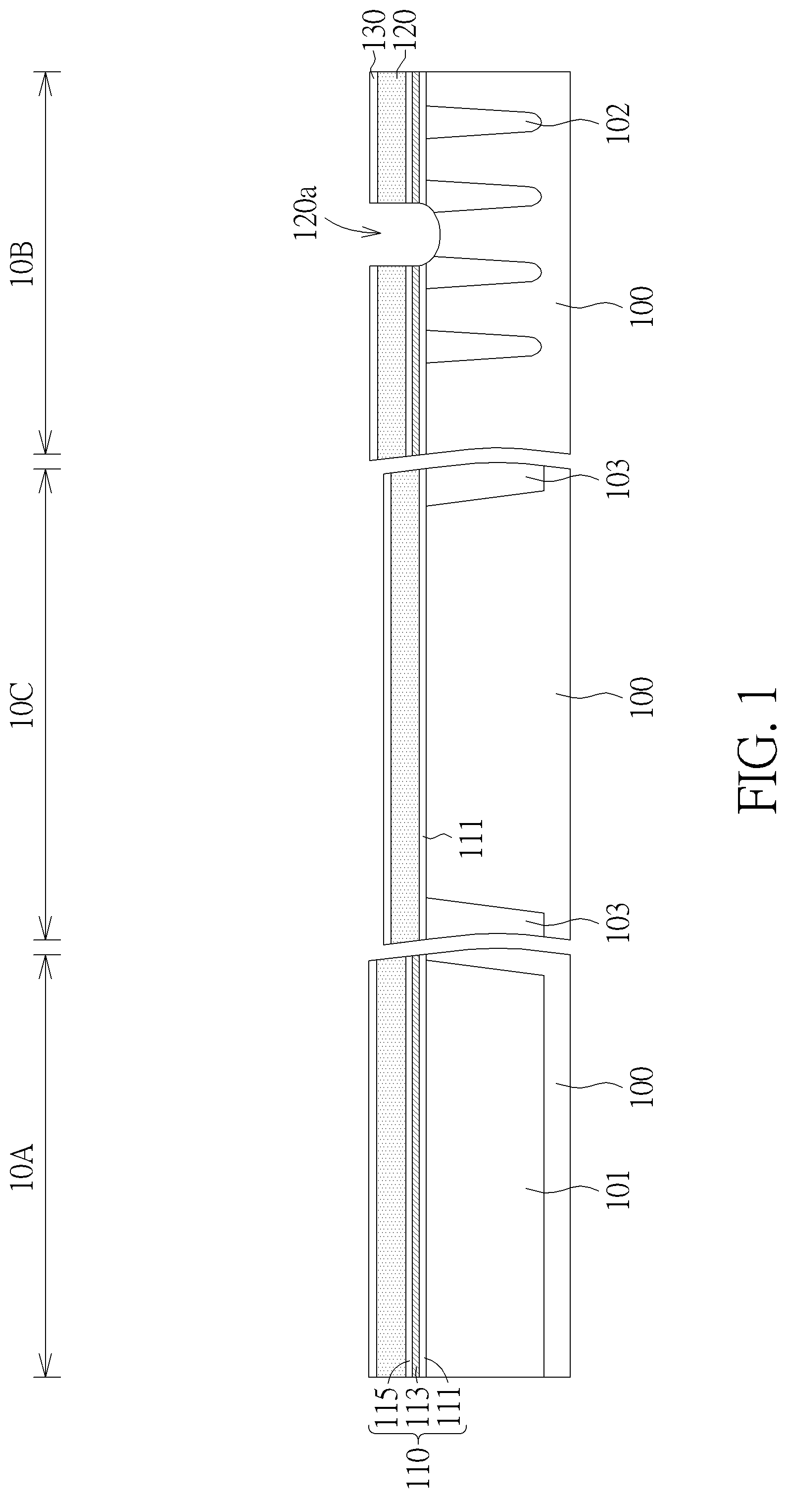 Patent US12426242 Figure 1 – Semiconductor memory device having a bit line contact disposed in the substrate