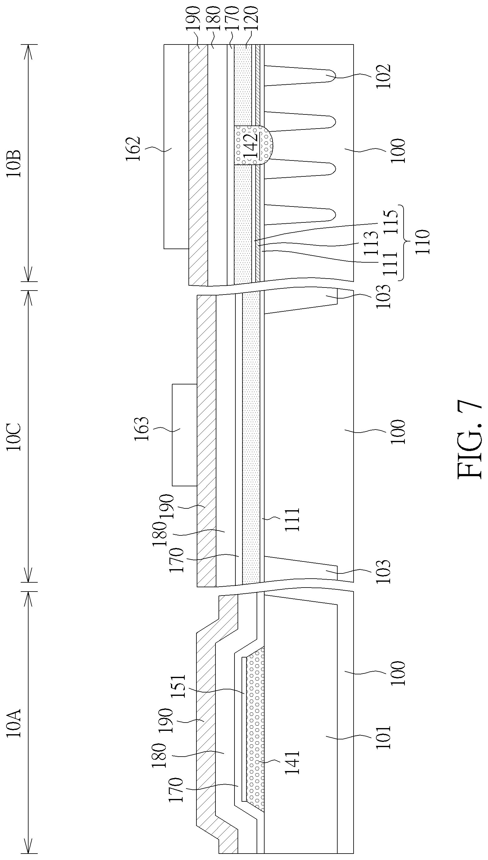 Patent US12426242 Figure 7 – Semiconductor memory device having a bit line contact disposed in the substrate