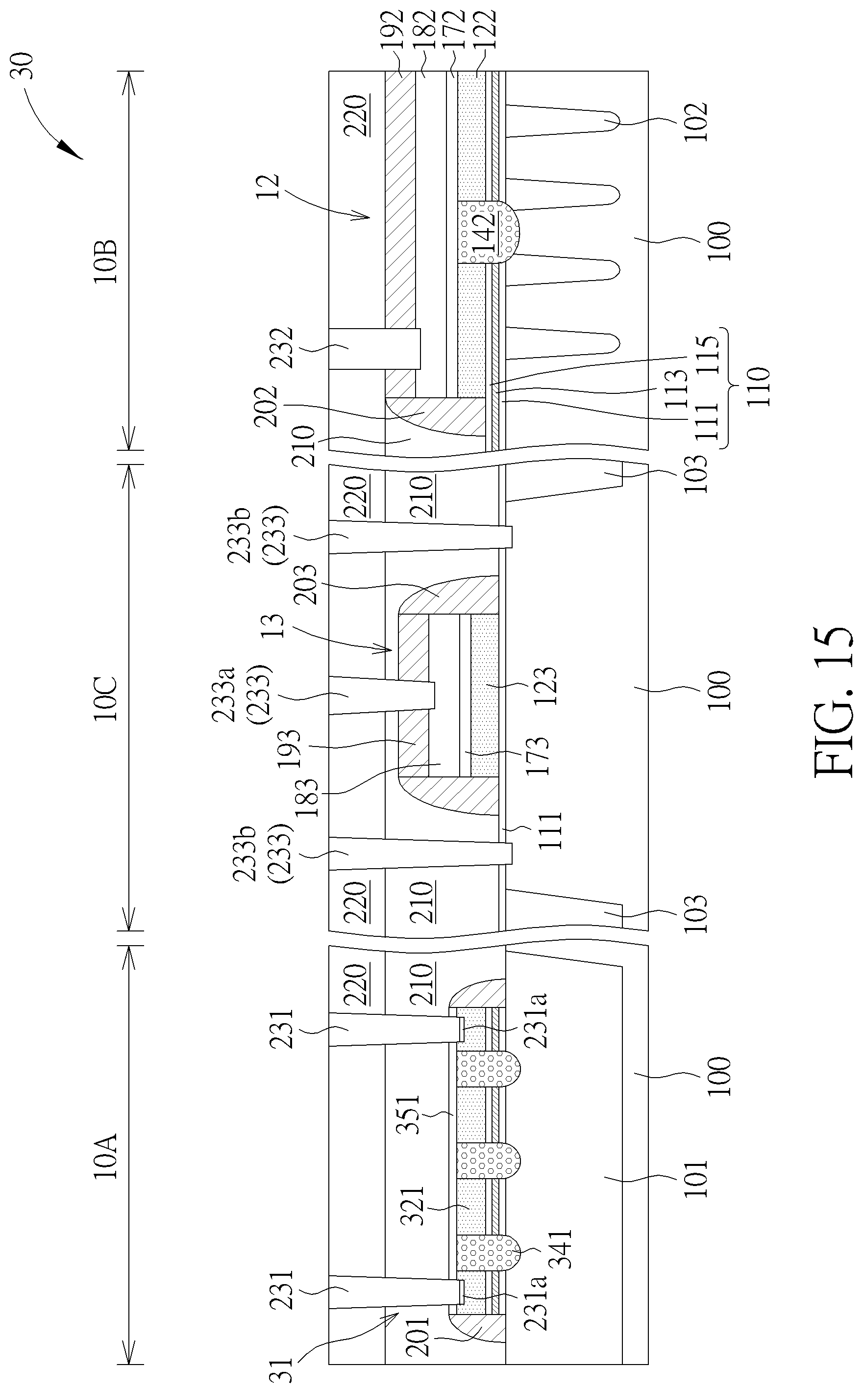 Patent US12426242 Figure 15 – Semiconductor memory device having a bit line contact disposed in the substrate