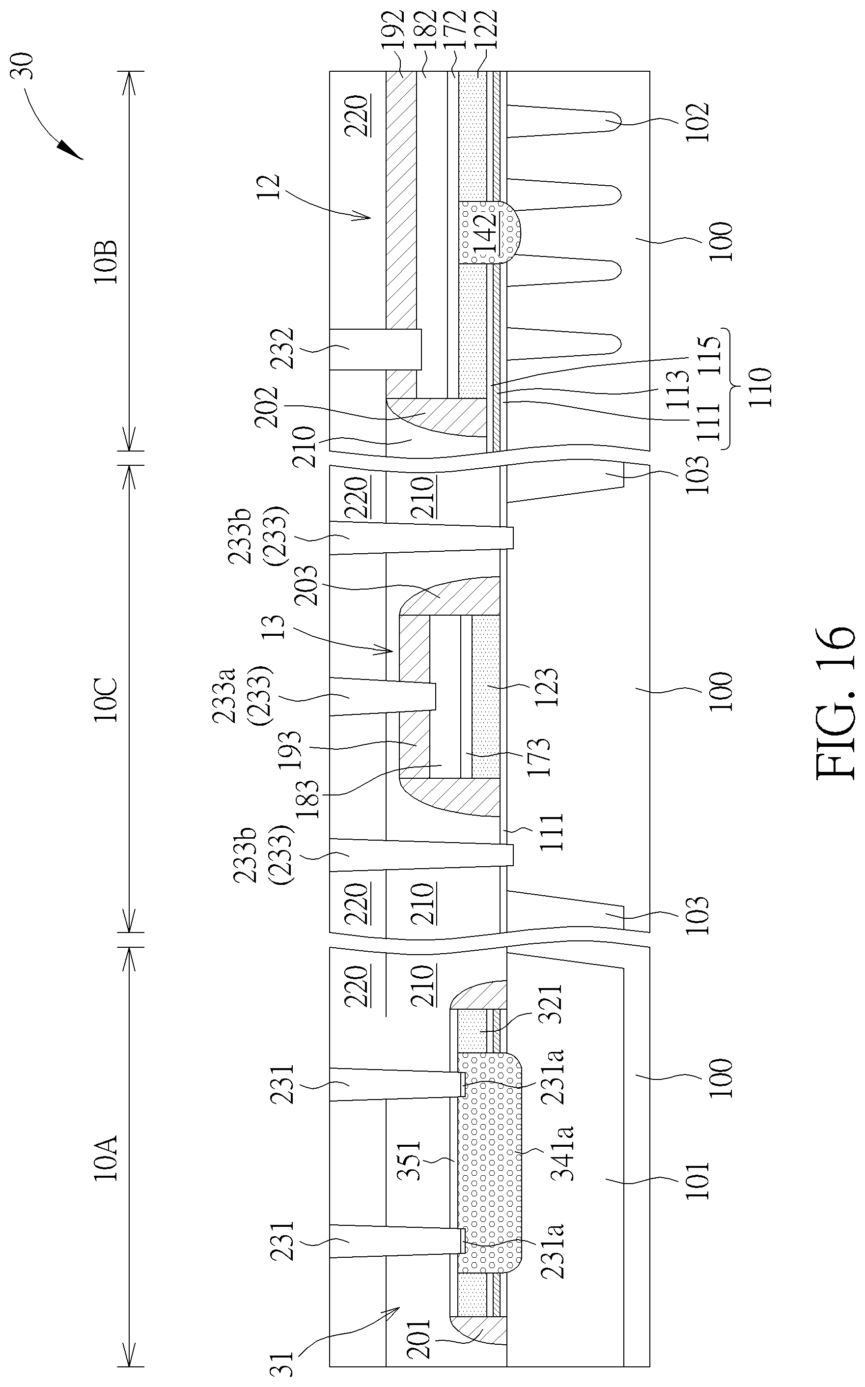 Patent US12426242 Figure 16 – Semiconductor memory device having a bit line contact disposed in the substrate