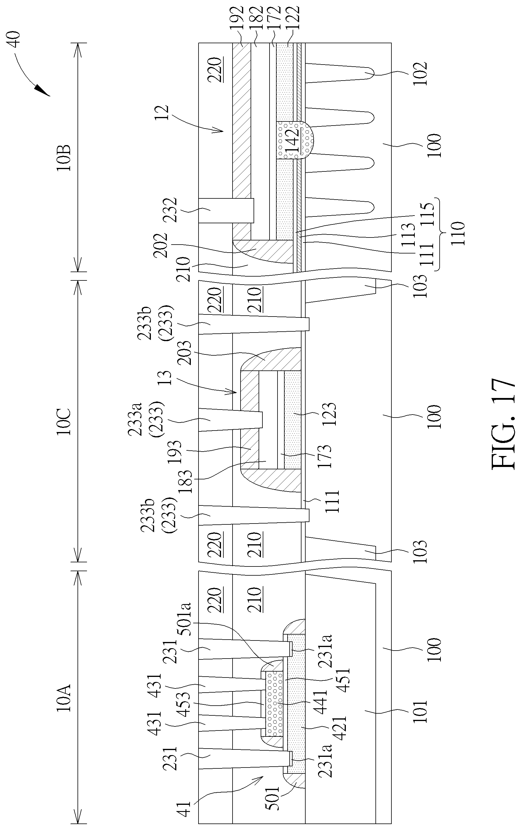 Patent US12426242 Figure 17 – Semiconductor memory device having a bit line contact disposed in the substrate