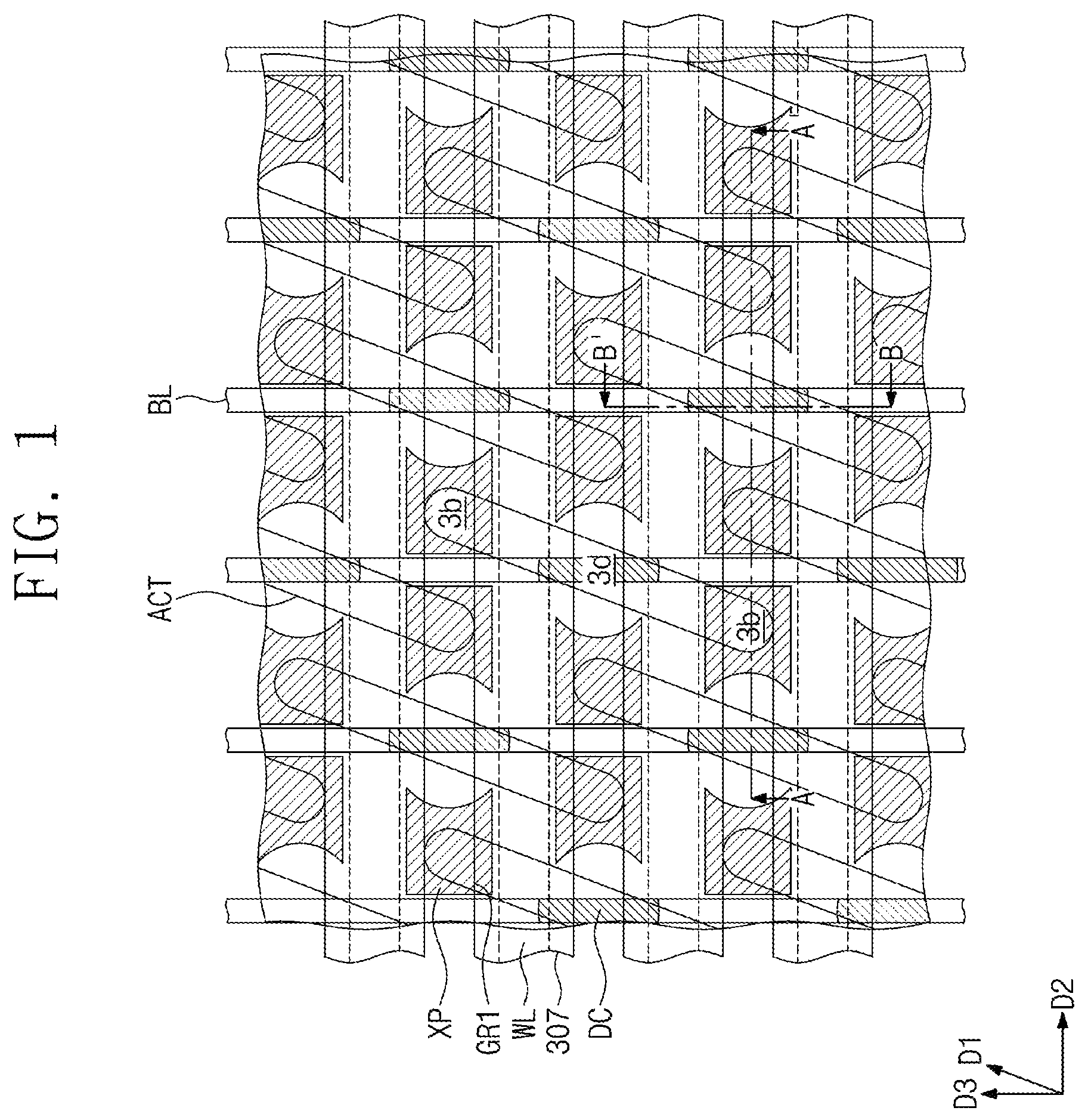 Patent US12426244 Figure 1 – Semiconductor memory device