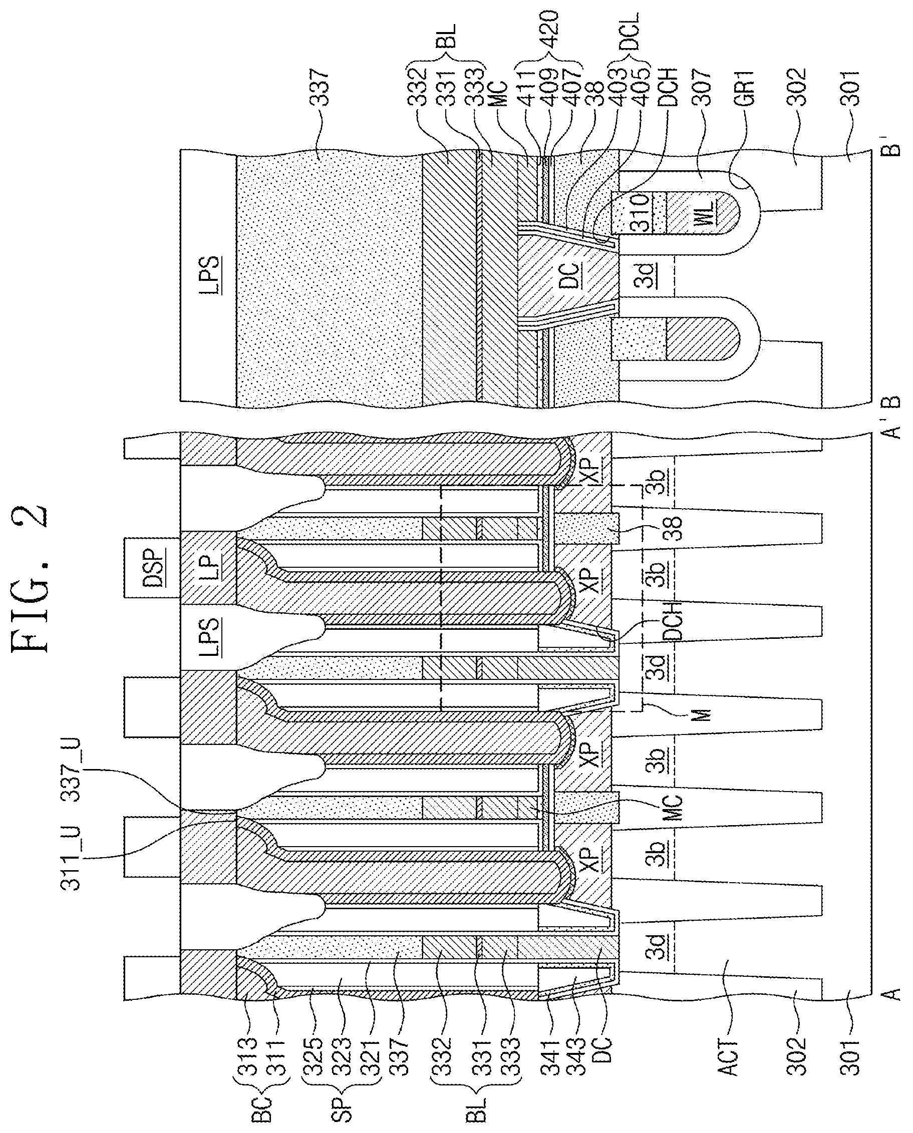 Patent US12426244 Figure 2 – Semiconductor memory device