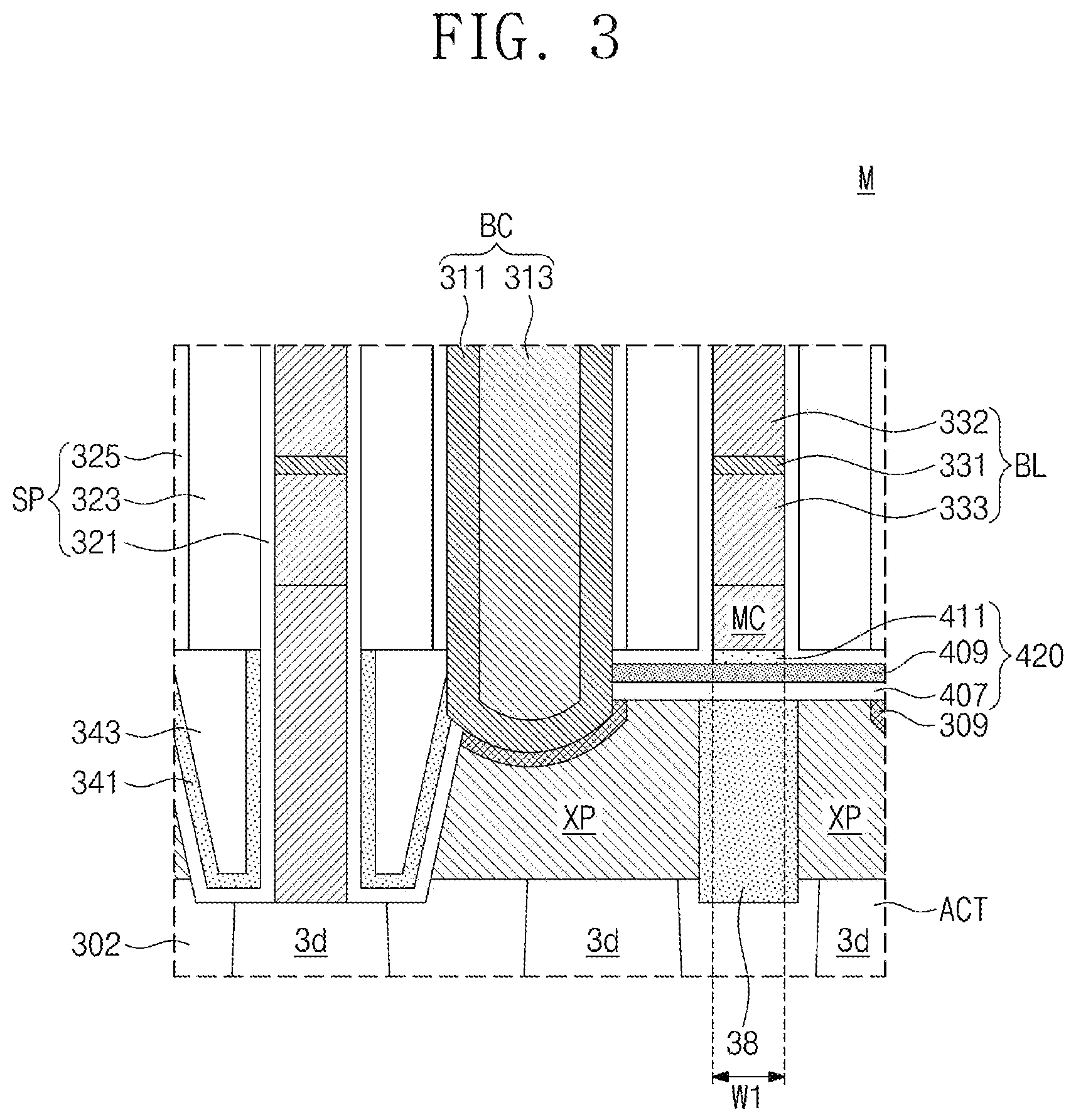 Patent US12426244 Figure 3 – Semiconductor memory device