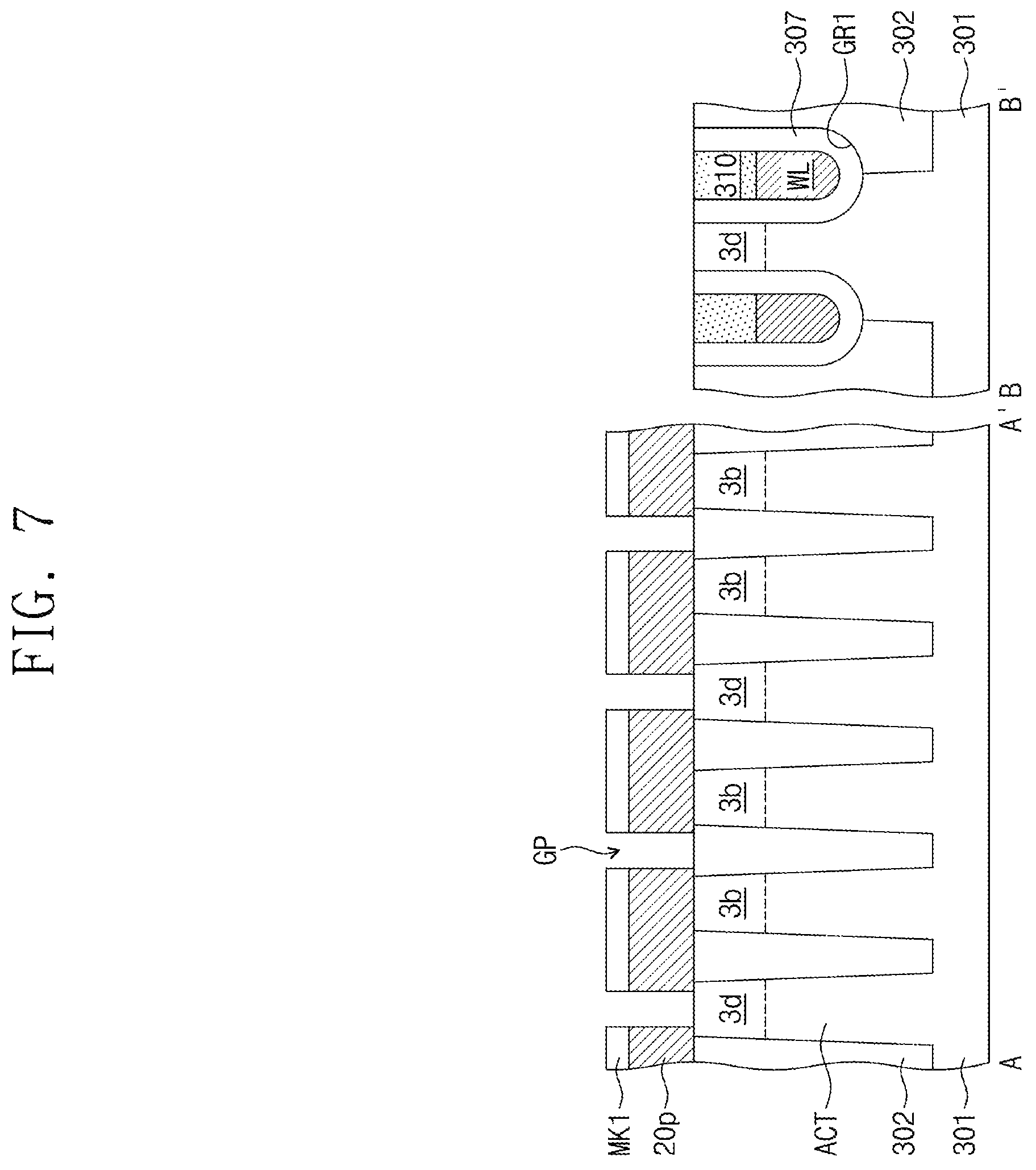 Patent US12426244 Figure 7 – Semiconductor memory device