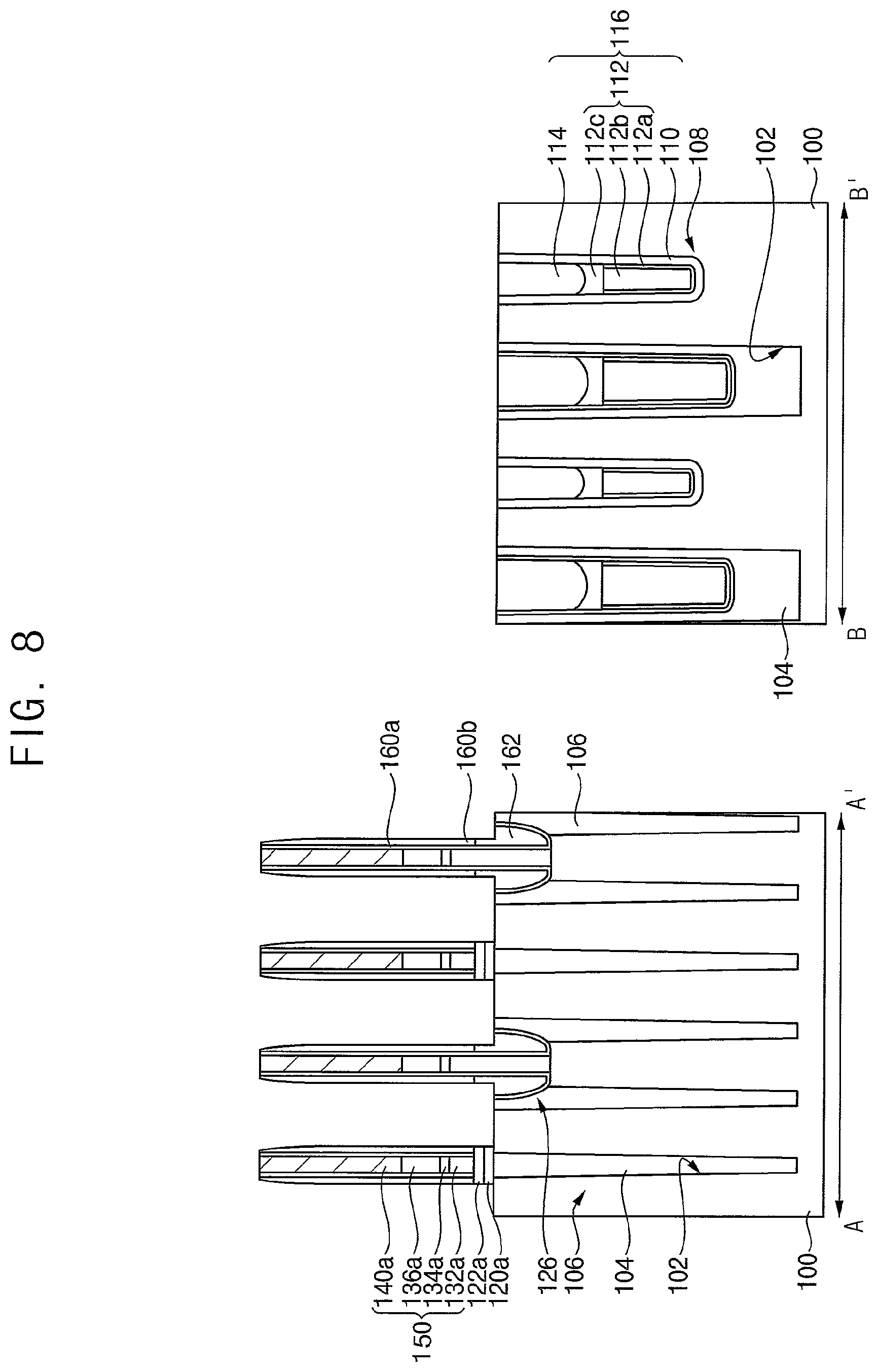 Patent US12426245 Figure 8 – Semiconductor device