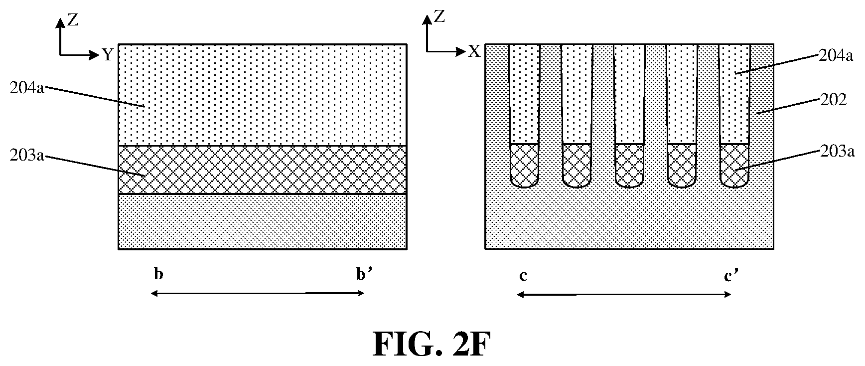 Patent US12426256 Figure 7 – Semiconductor structure including a plurality of semicondcutor pillars and bit line isolation trenches and method for forming same