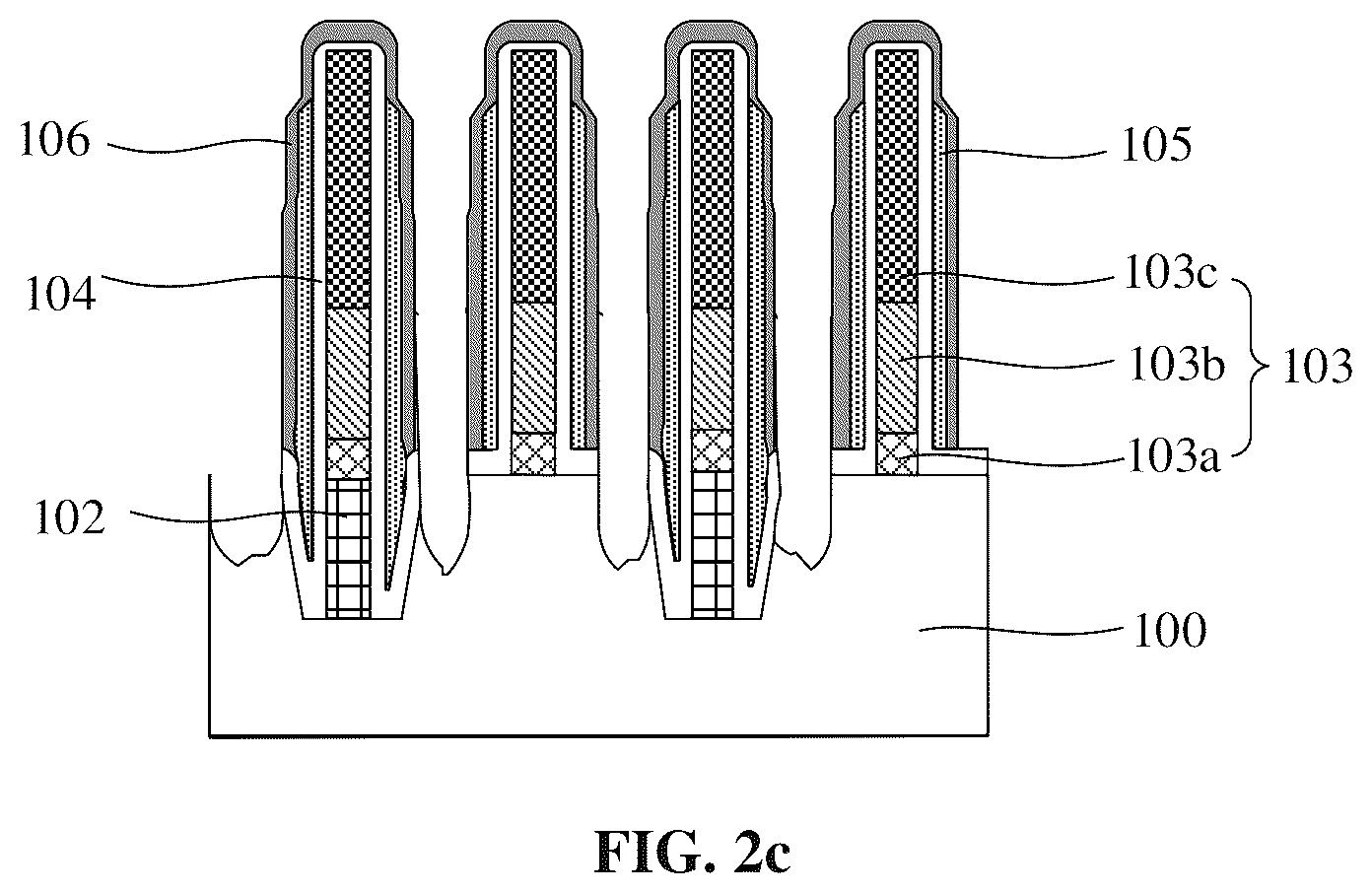 Patent US12426257 Figure 8 – Semiconductor DRAM device structure and method for forming same
